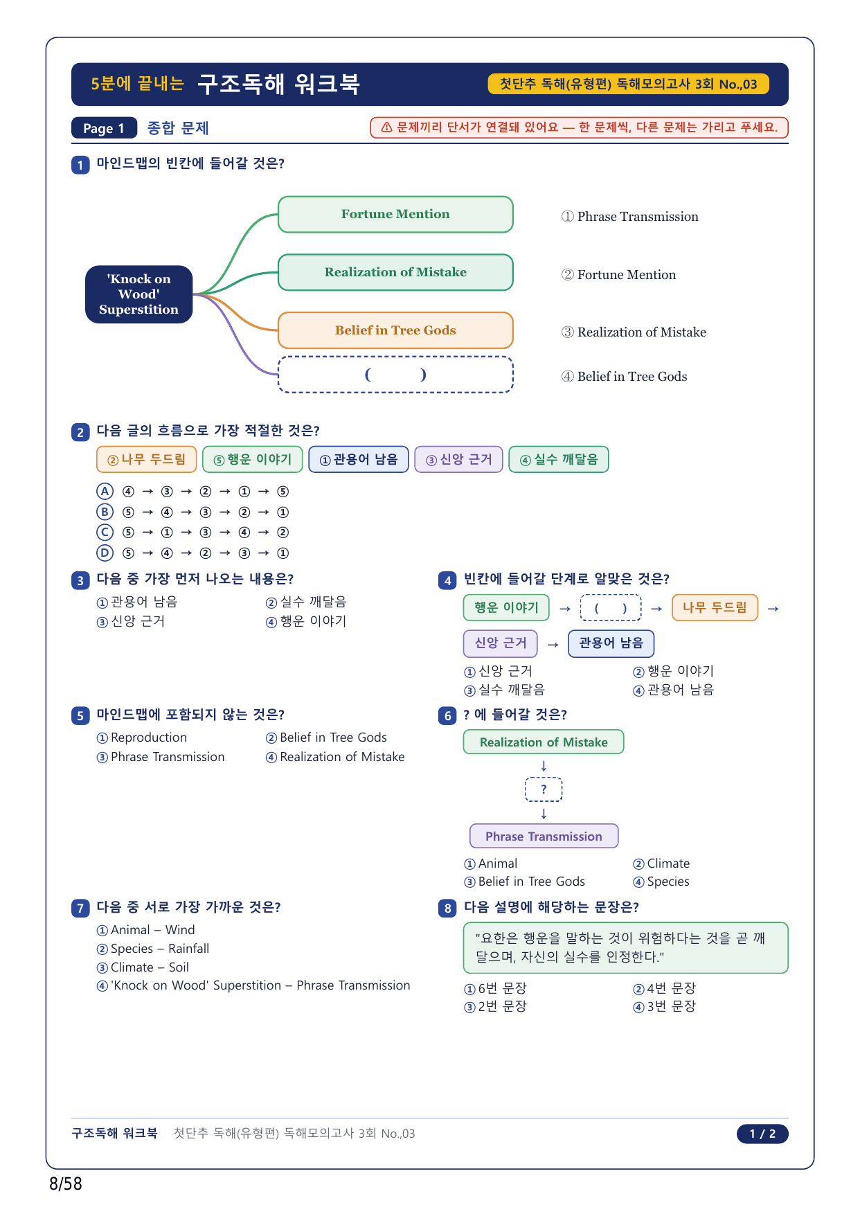1-2번_첫단추 독해 유형편_독해 모고 3_13지문_preview_undefined