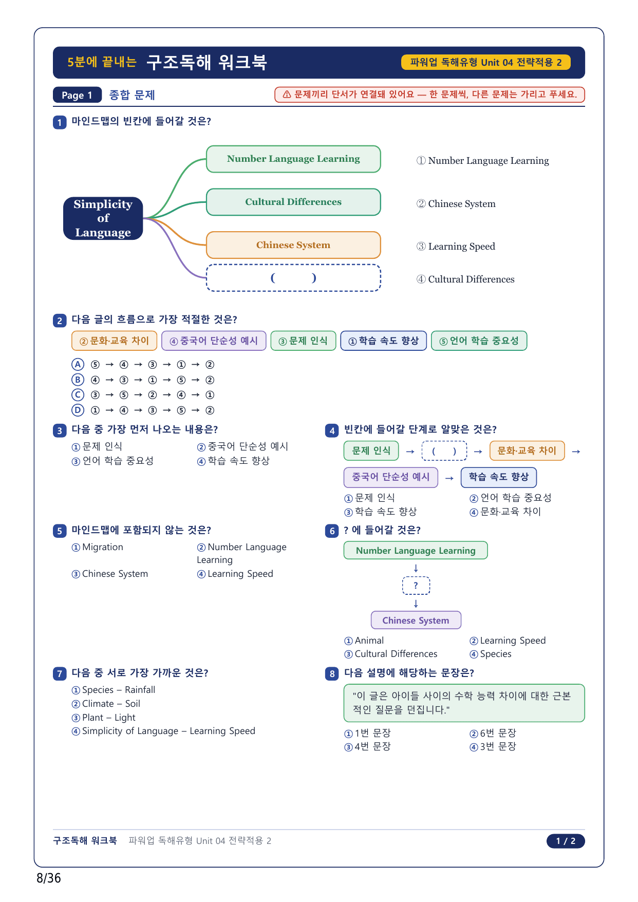 1-2번_파워업 독해 유형편_U4_8지문_preview_undefined