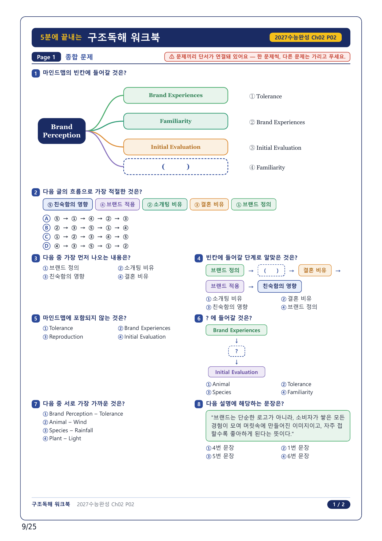 1-2번_수능완성 영어(2027)_CH2_5지문_preview_undefined