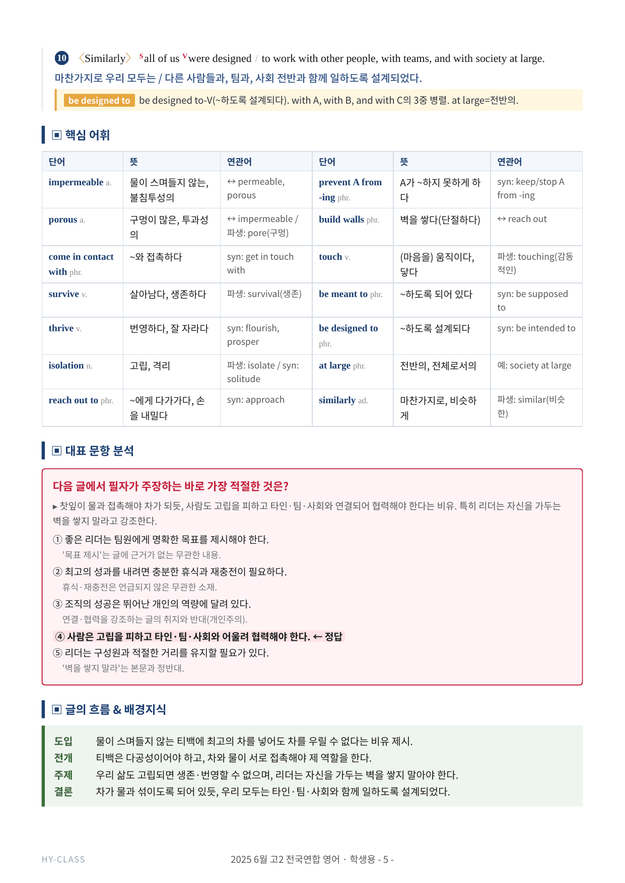 2025년 6월 고2 모의고사 영어 본문 분석 & 7STEP 워크북 _preview_undefined