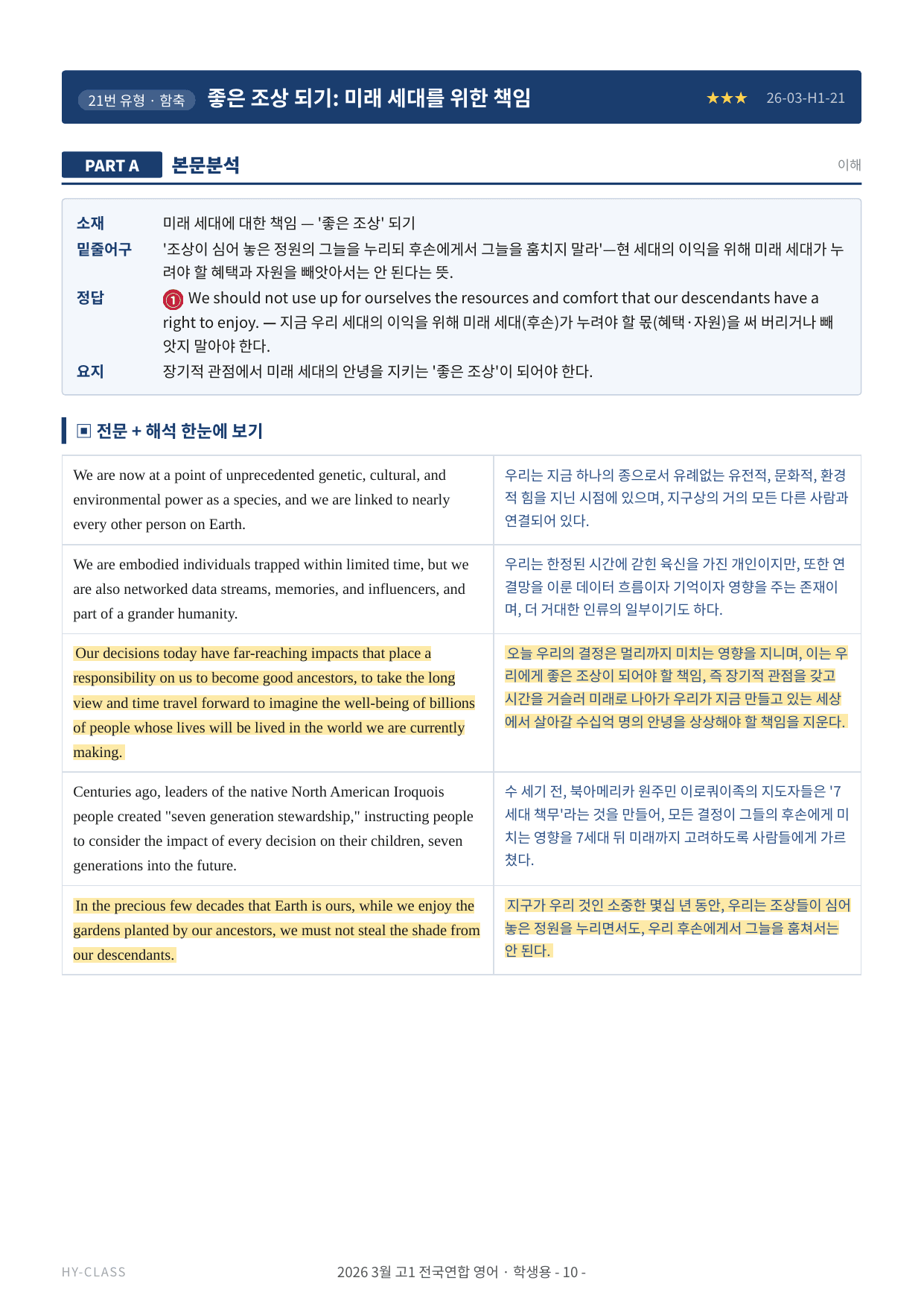 2026년 3월 고1 모의고사 영어 본문 분석 & 7STEP 워크북 _preview_undefined