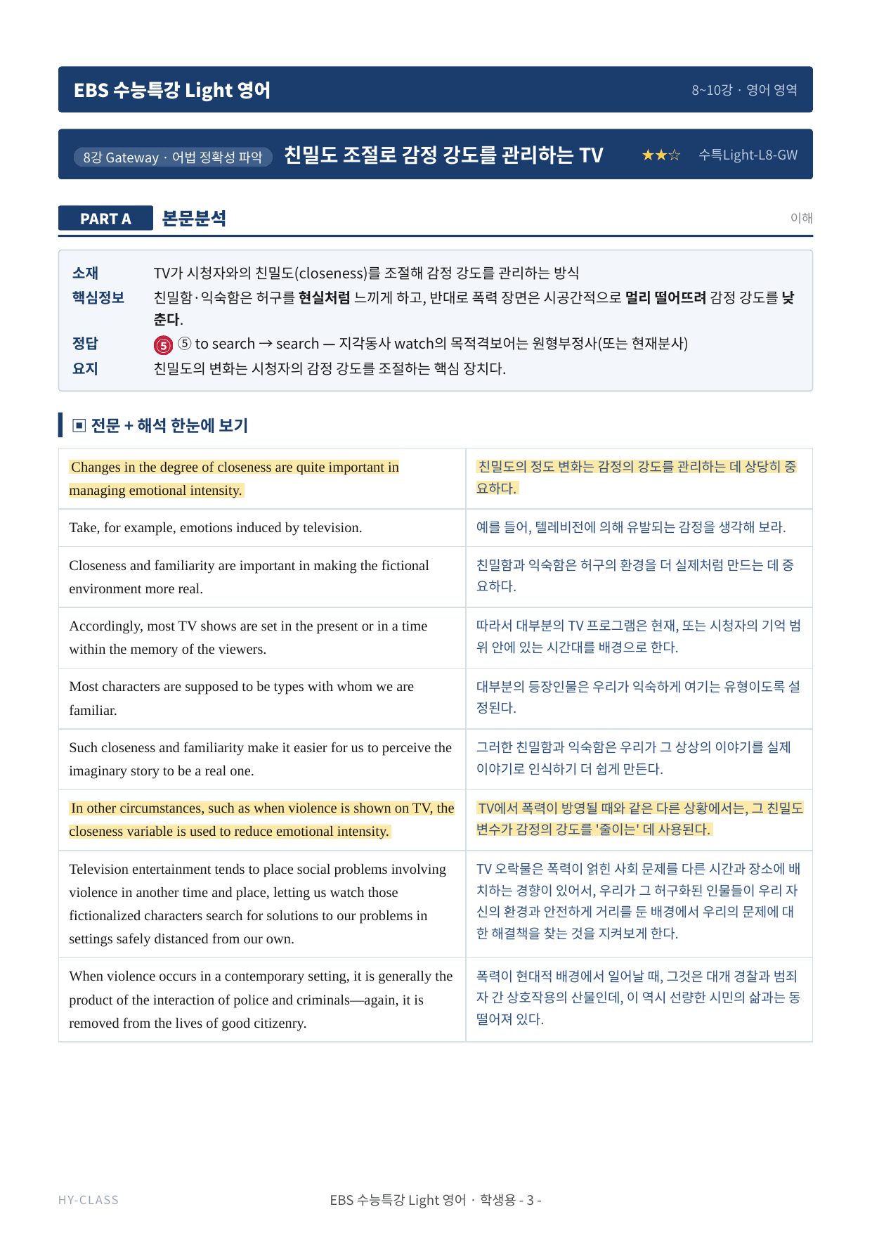 2026 수능특강 라이트 8~10강 본문분석 워크북_preview_undefined