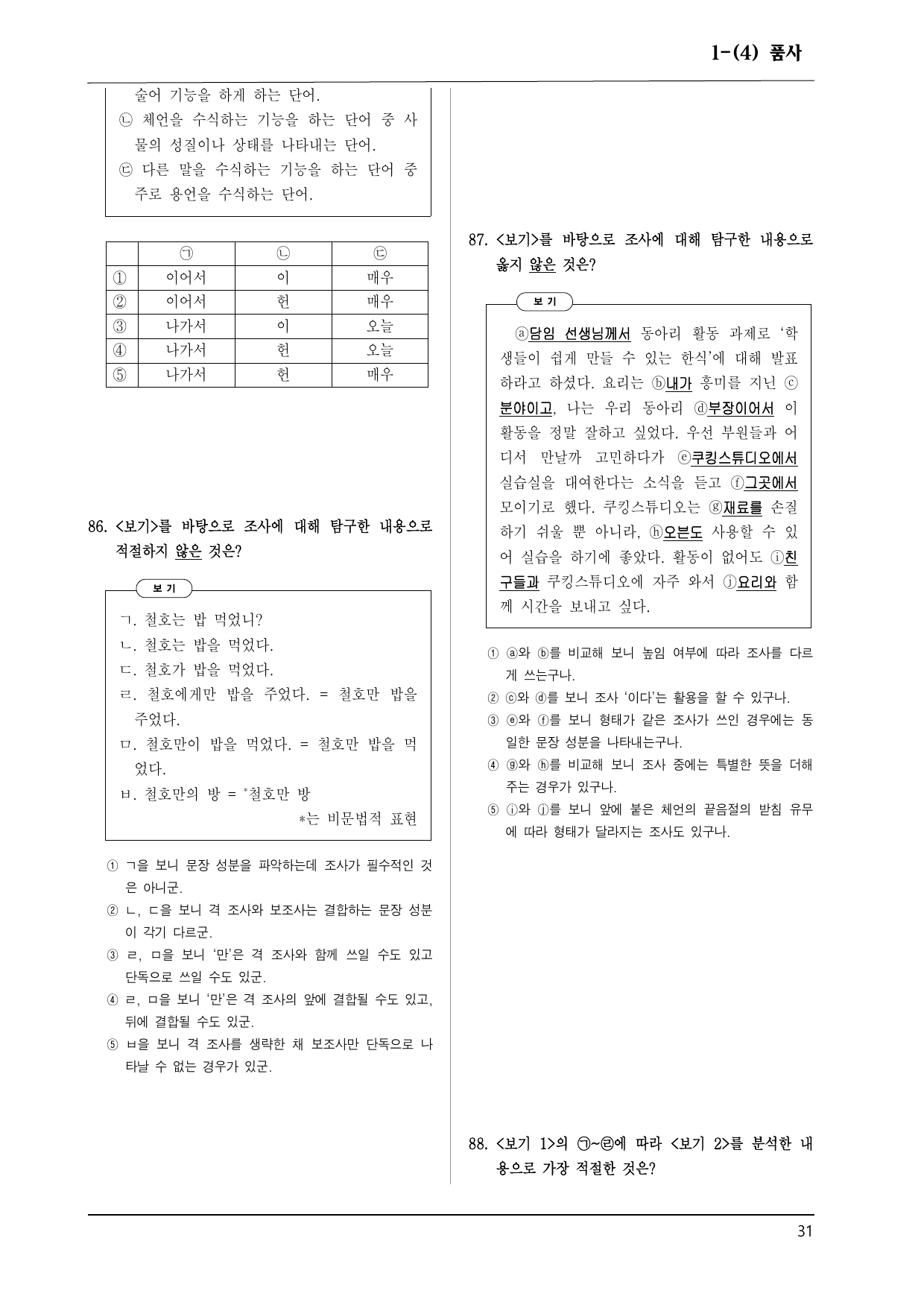 동아 화언 1-(4) 품사 100제_preview_undefined