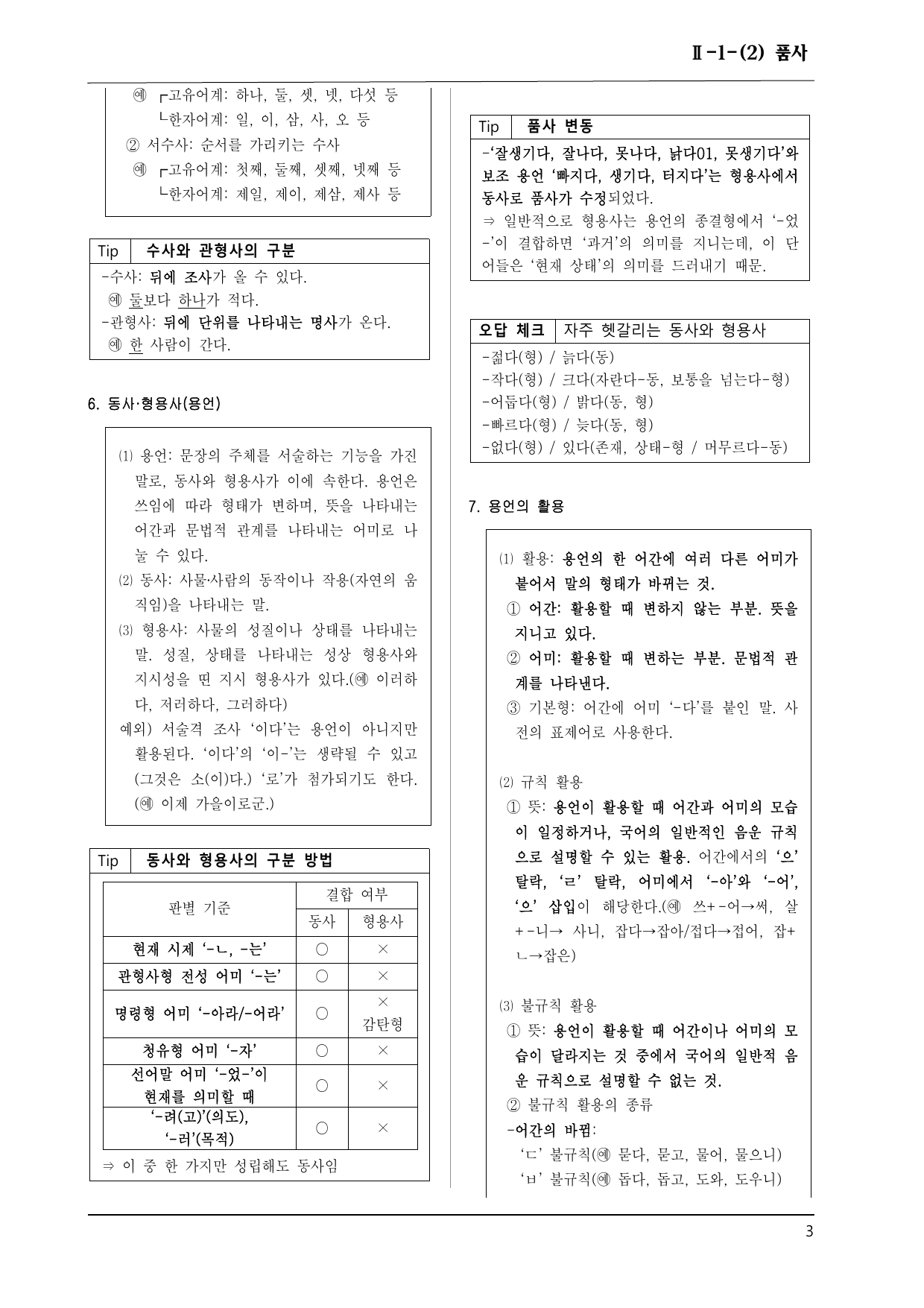지학 화언 2-1-(2) 품사 100제_preview_undefined