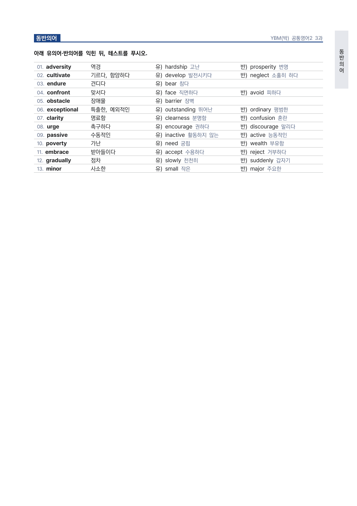 고1 공통영어 2 YBM(박) 3과 워크북 by 시대인재 이현우T_preview_undefined
