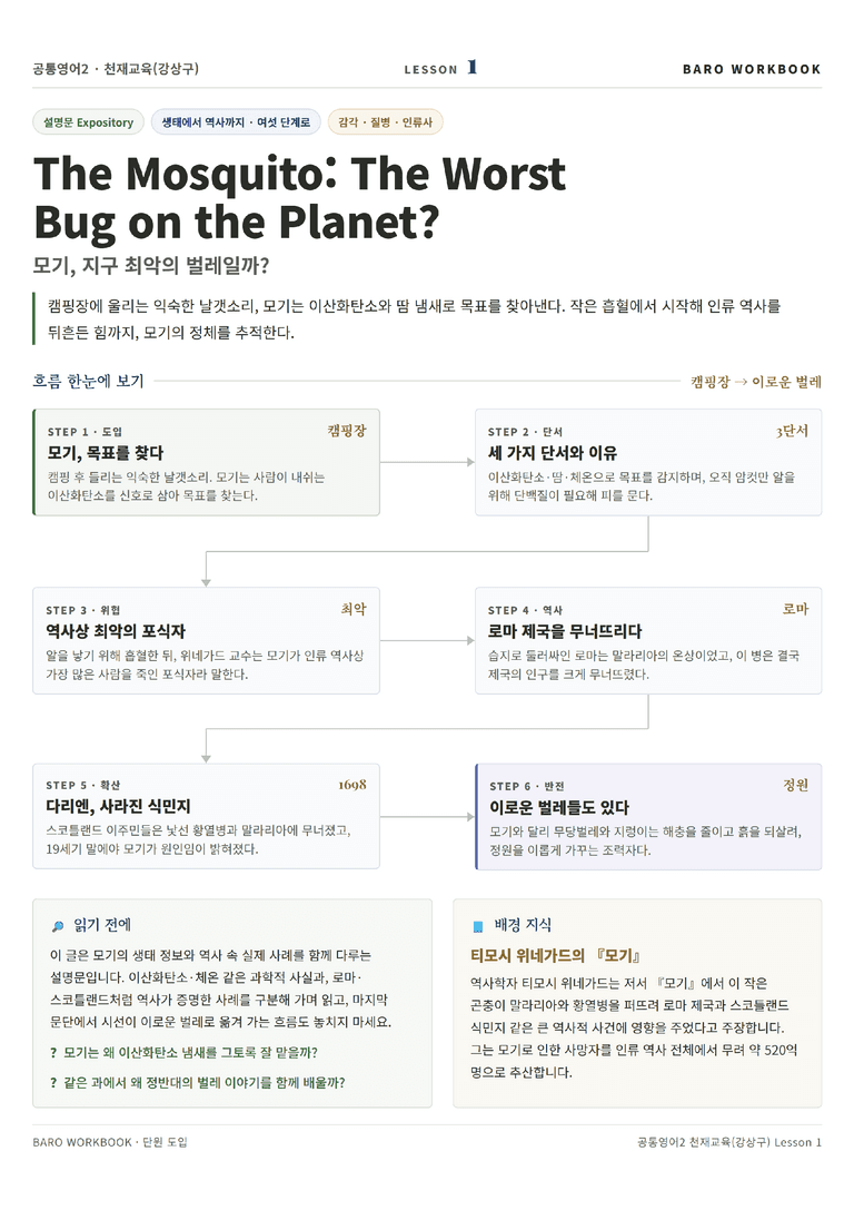 공통영어2 천재(강) 1과 바로워크북 96문항 by 노유기_preview_1