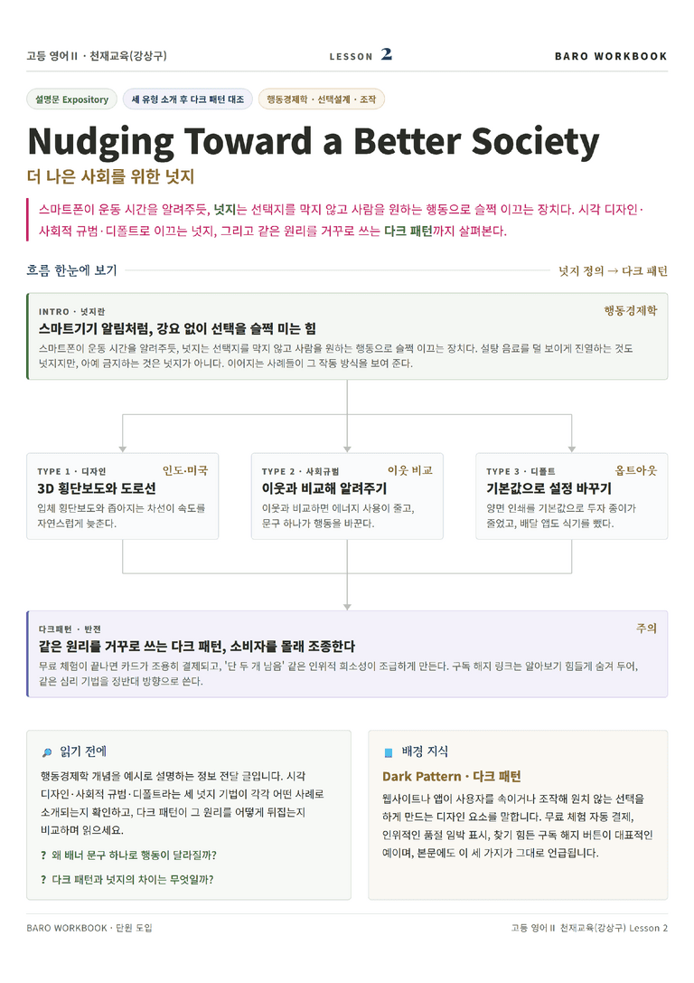 영어2 천재(강) 2과 바로워크북 112문항 by 노유기_preview_1