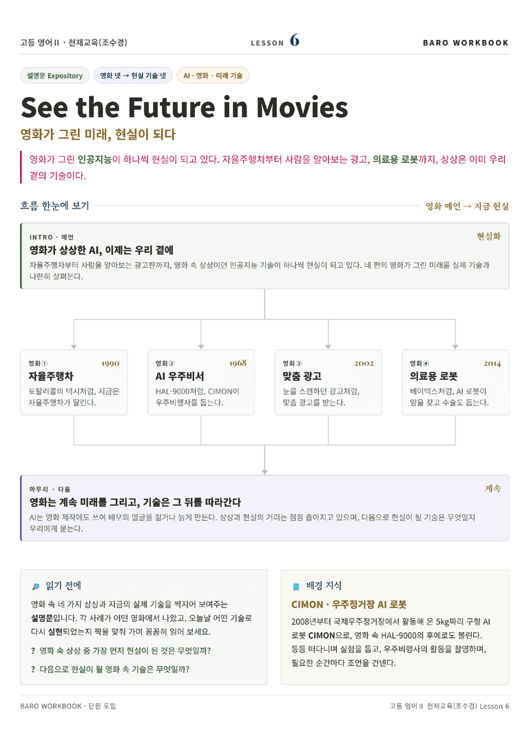 영어2 천재(조) 6과 바로워크북 112문항 by 노유기_preview_1