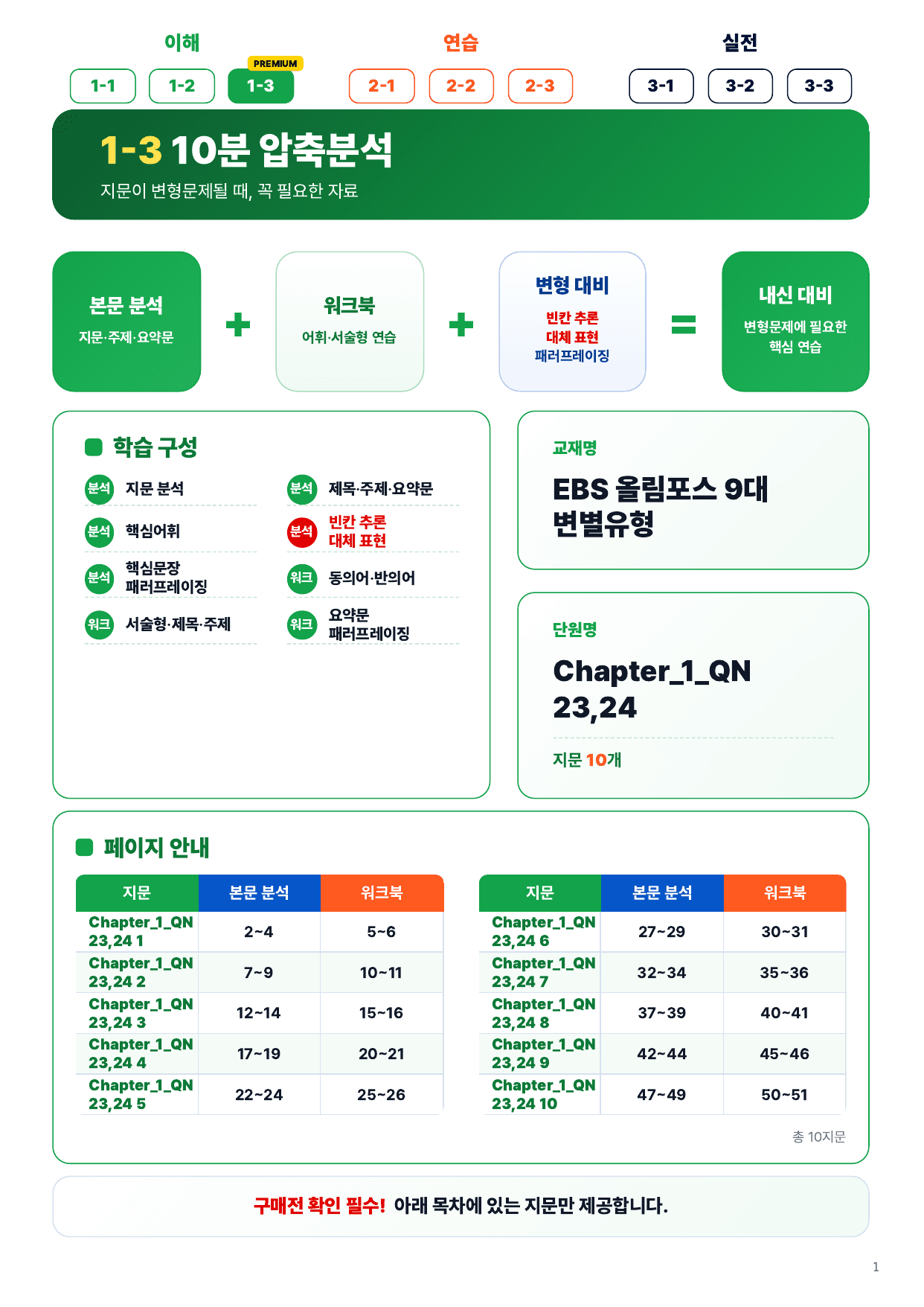 1-3번_9대_변별유형_Ch1_QN 23,24_10지문_preview_undefined
