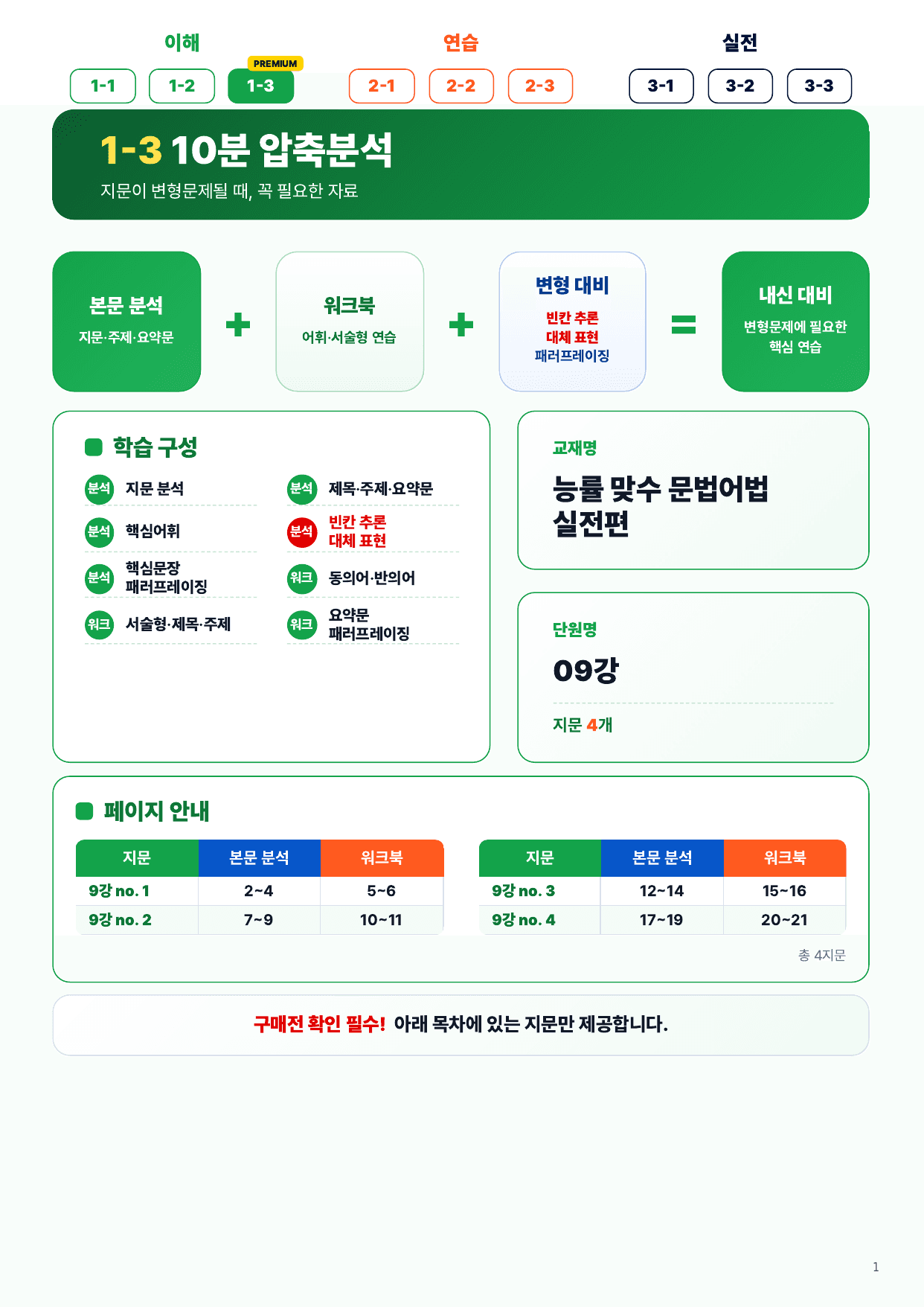 1-3번_맞수_문법어법_실전편 9강_4지문_preview_undefined