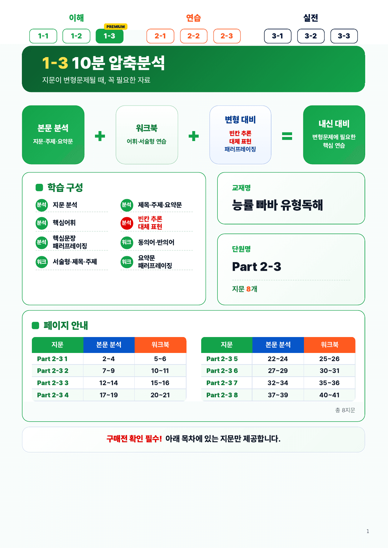 1-3번_빠바_유형독해_P2-3_8지문_preview_undefined
