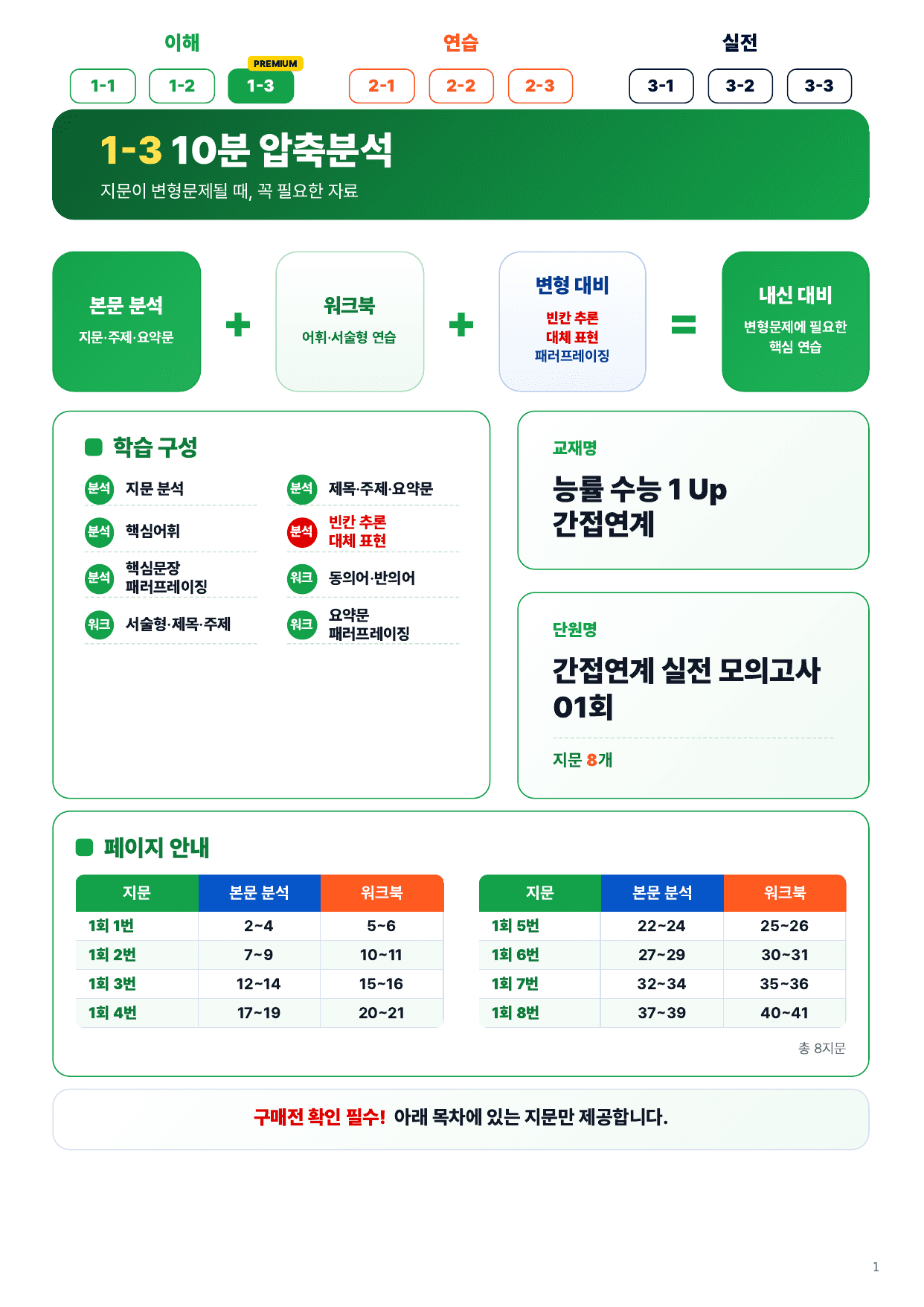 1-3번_수능_1UP_간접연계_실전모고 1회_8지문_preview_undefined