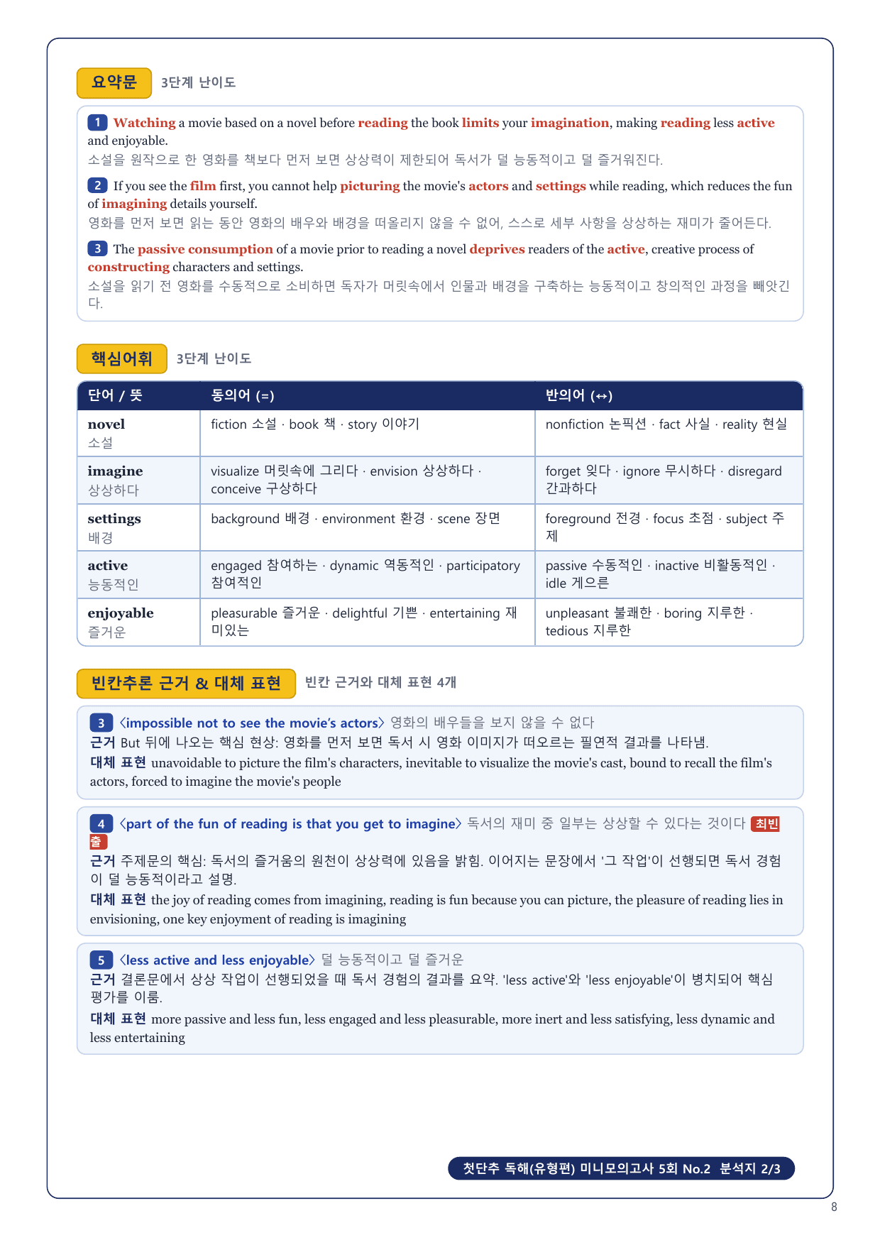 1-3번_첫단추_독해유형편_미니모고 5회 17지문_preview_undefined