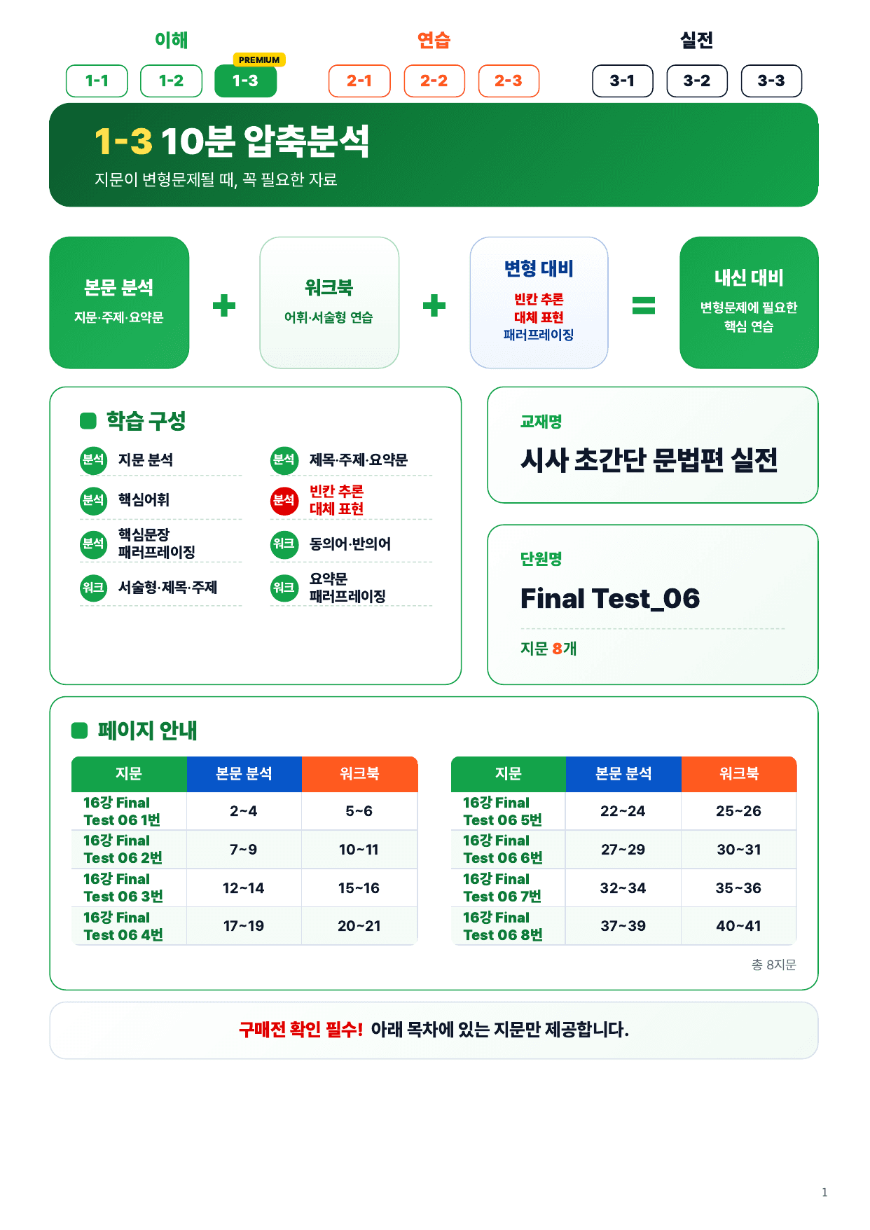 1-3번_초간단_문법편_실전_16강_FT_06_8지문_preview_undefined