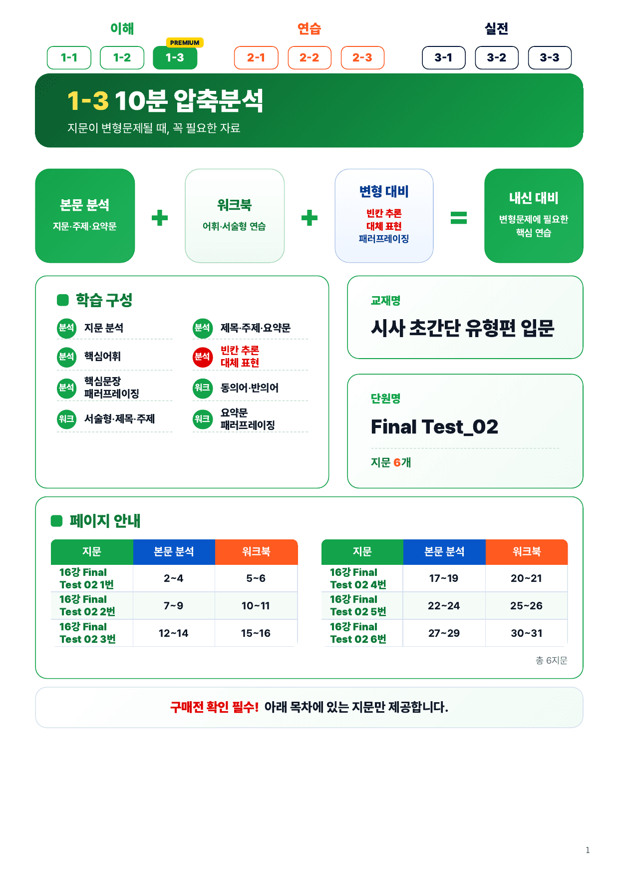 1-3번_초간단_유형편_입문_16강_FT_02_6지문_preview_undefined