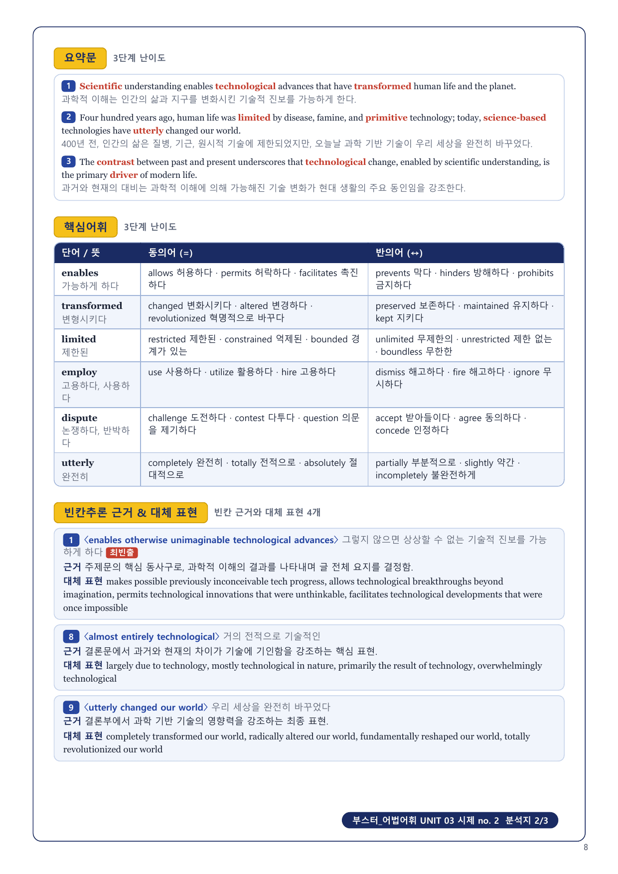 1-3번_부스터_어법어휘_Unit 03_4지문_preview_undefined