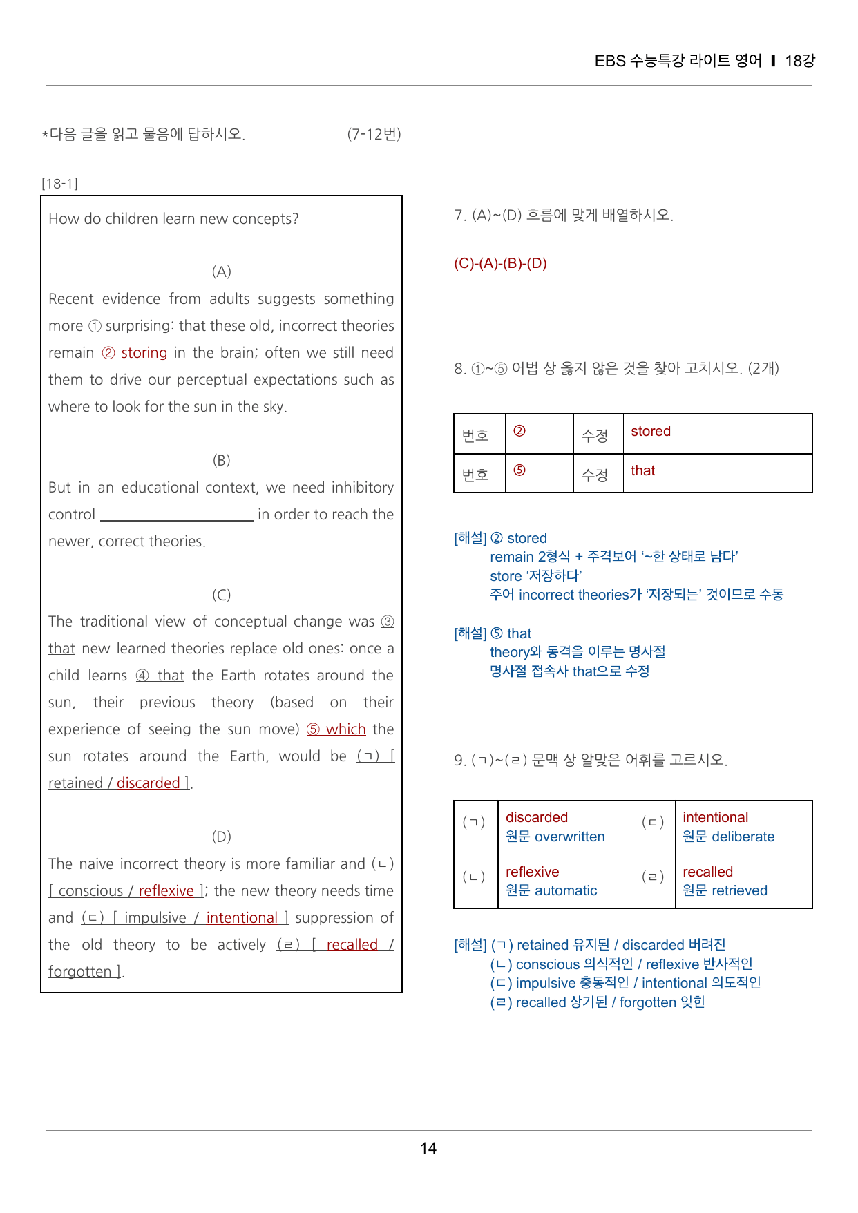 수능특강 라이트 영어 18강 끝내기 30제 (한줄해석, 빈칸 포함)_preview_undefined
