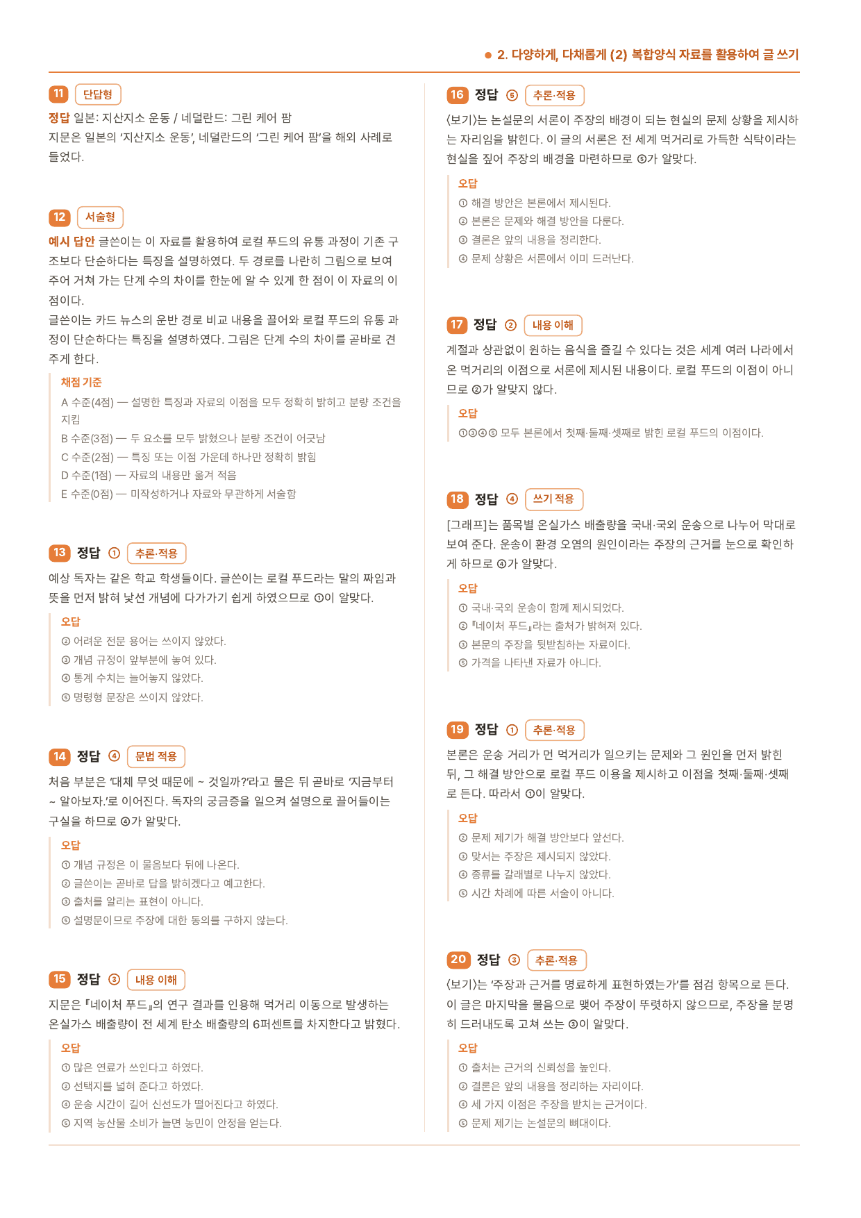 중학교 2학년 2학기_창비_2-(2)복합양식 자료활용 글쓰기_50제_preview_undefined