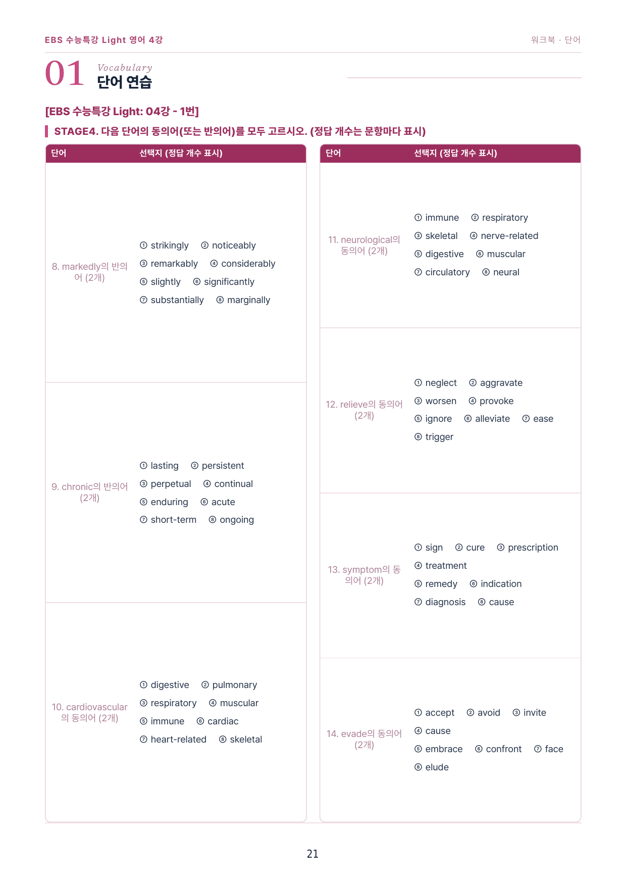 수특라이트영어 4강 워크북 6종+객관식 30제 변형/ 파이널 한 권으로_preview_undefined