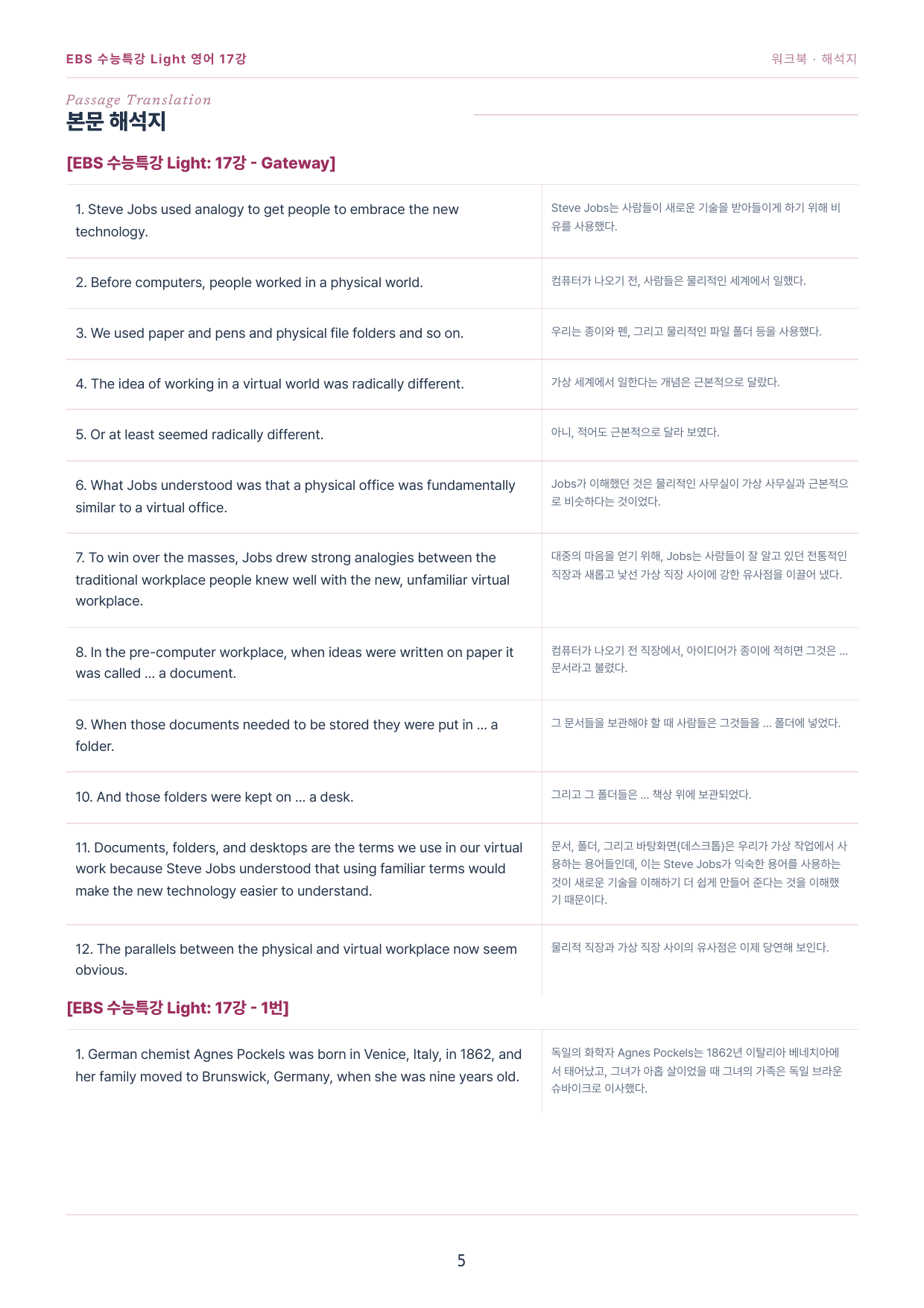 수특라이트영어 17강 워크북 6종+객관식 30제 변형/ 파이널 한 권으로_preview_undefined
