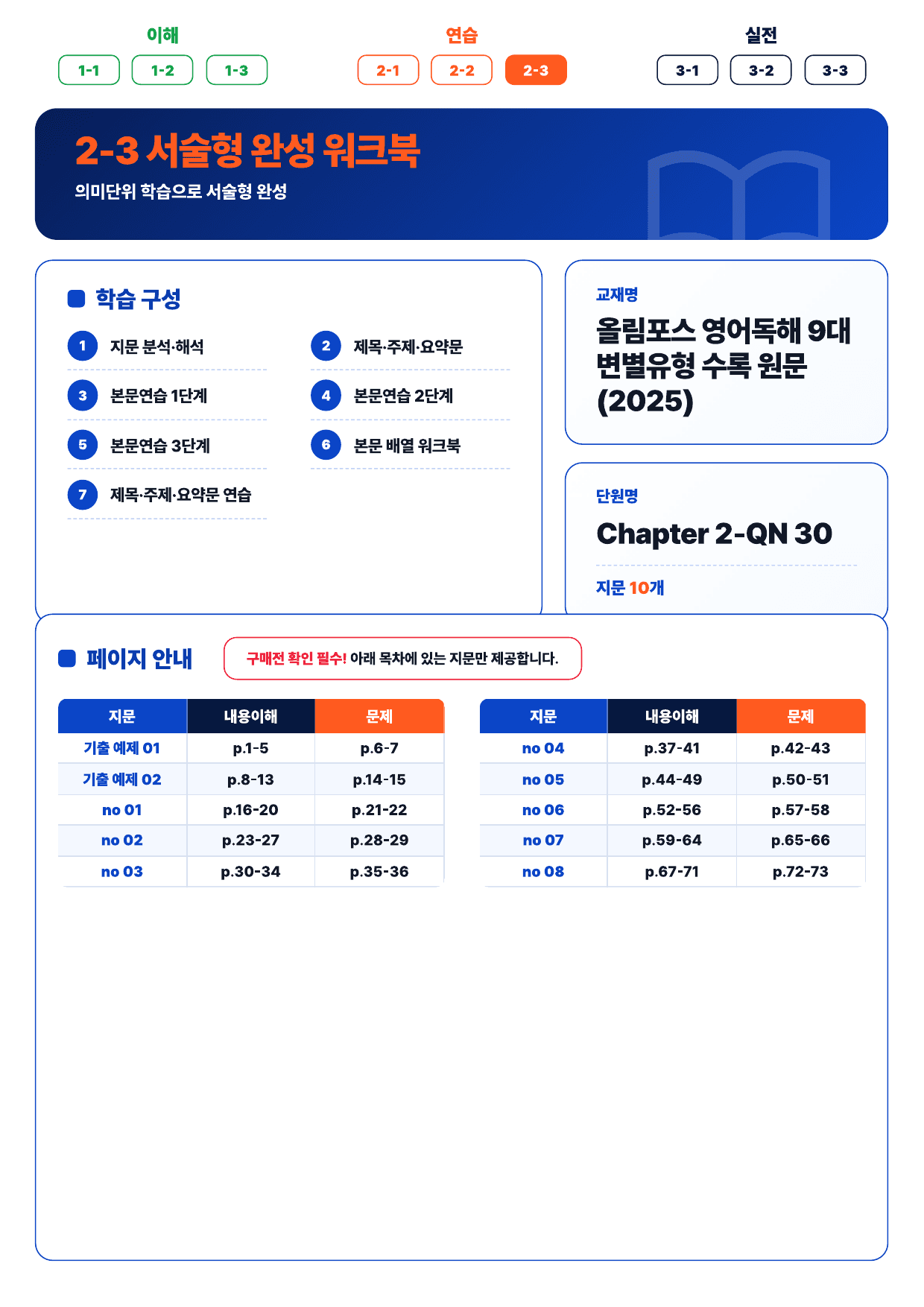 2-3번_9대_변별유형_Ch2_QN 30_10지문_preview_undefined