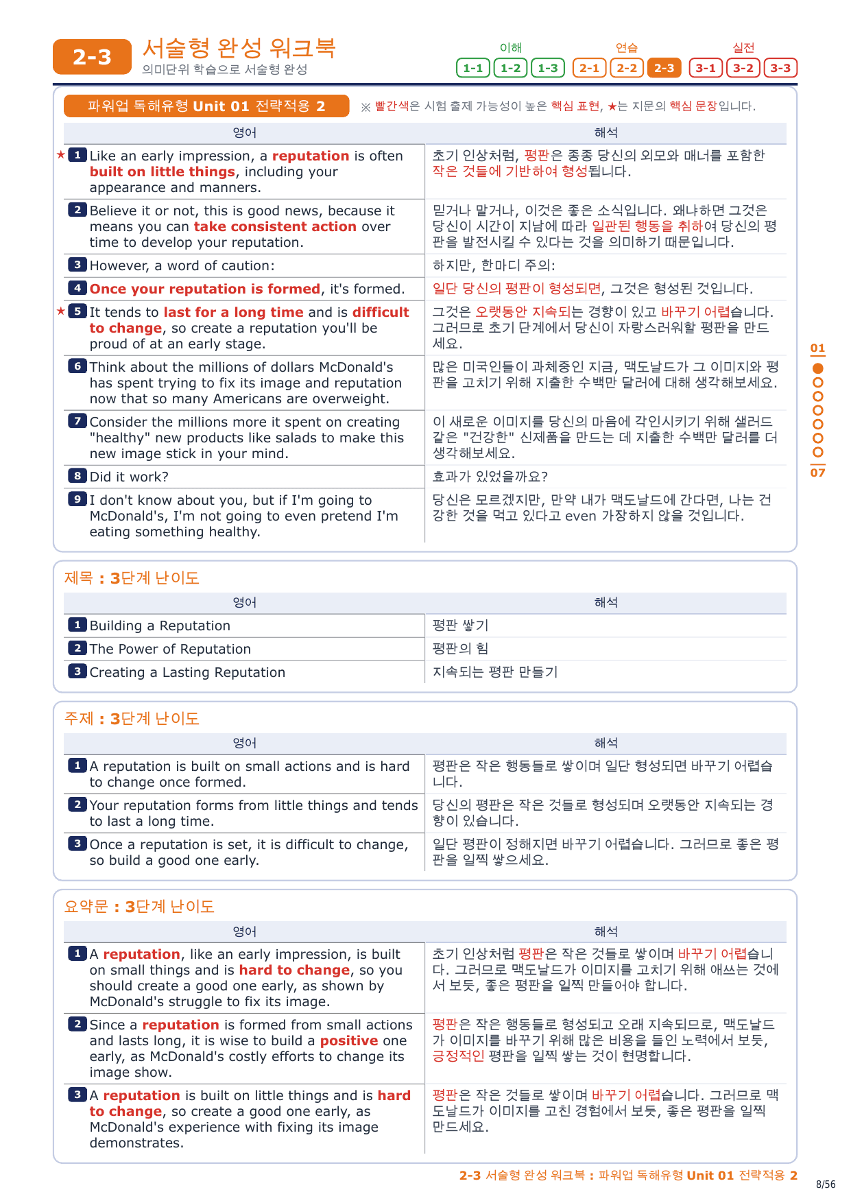 2-3번_파워업_독해유형_Unit_01_8지문_preview_undefined