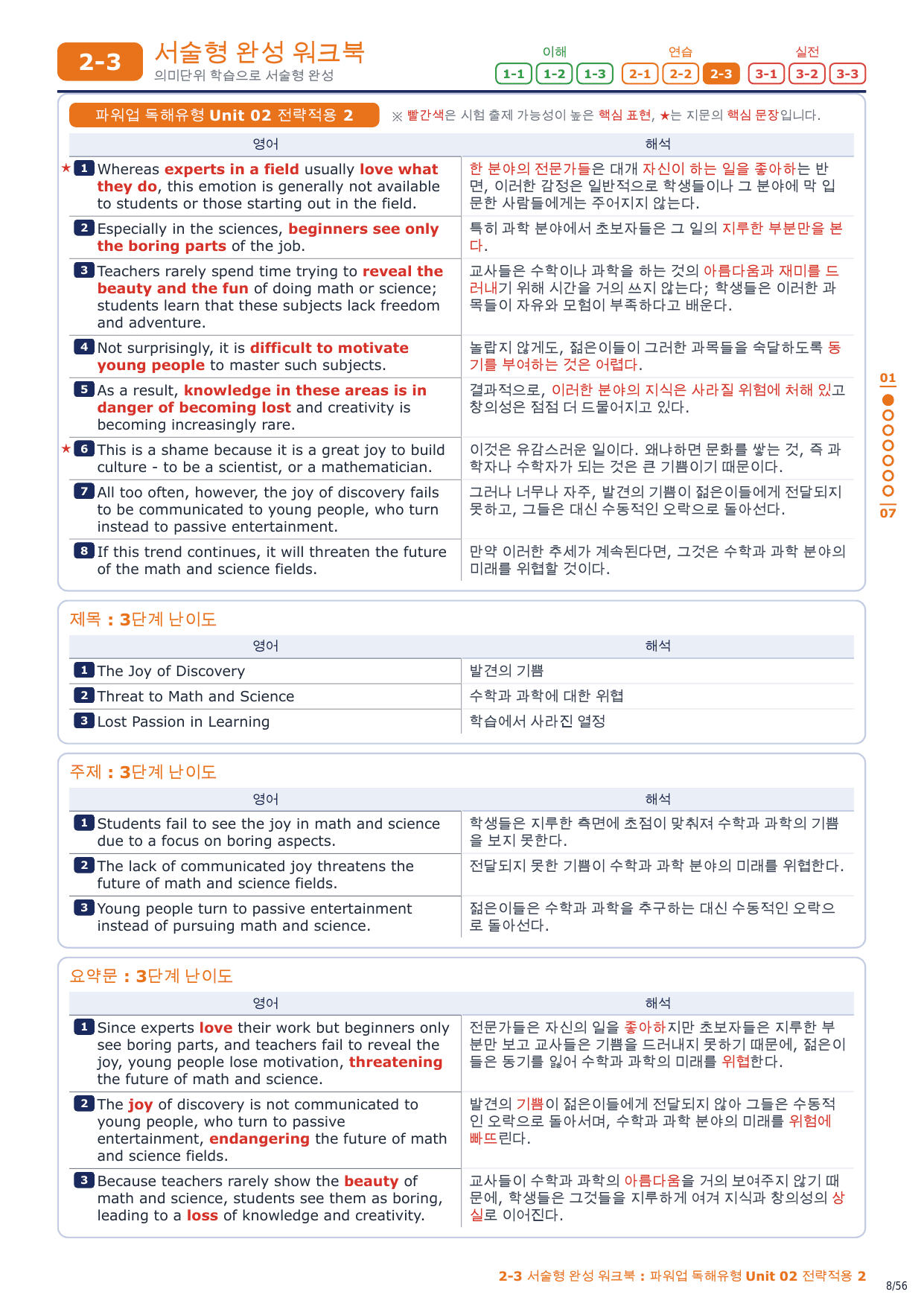 2-3번_파워업_독해유형_Unit_02_8지문_preview_undefined