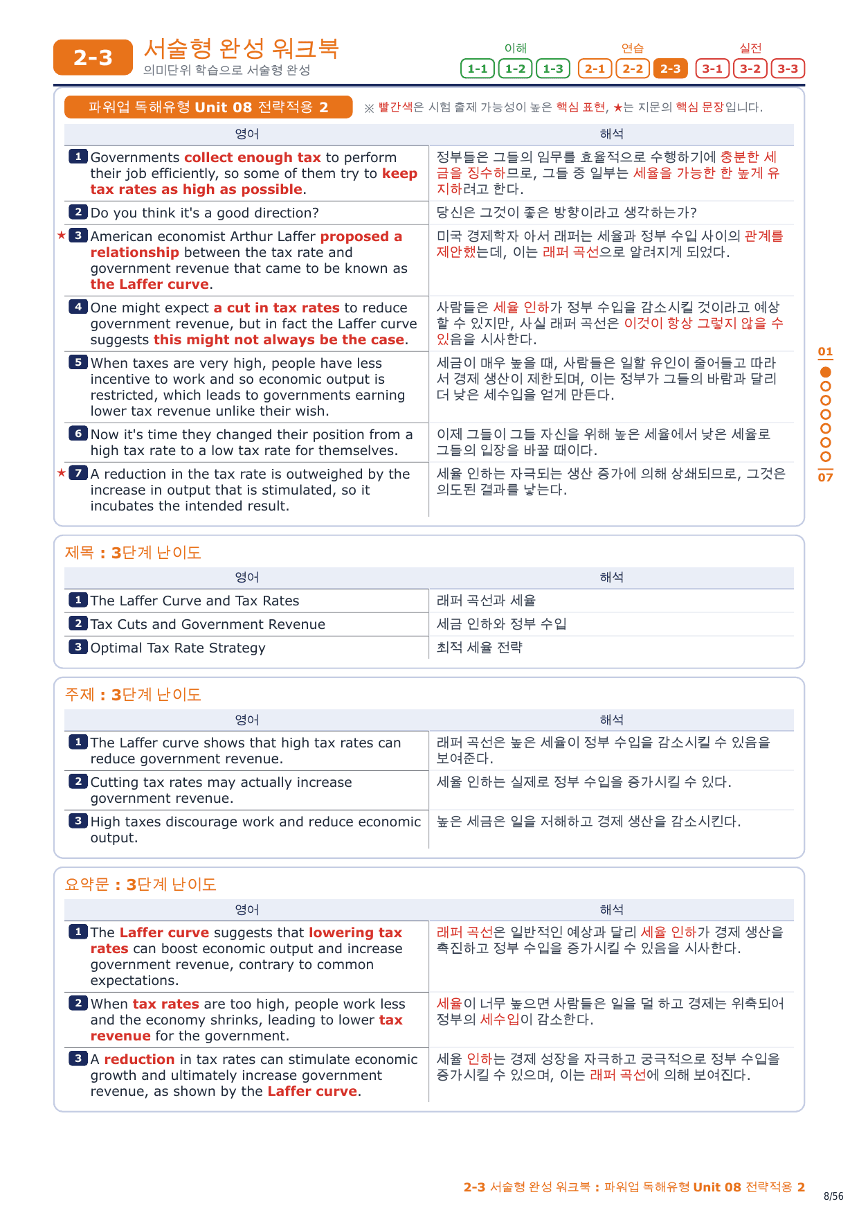 2-3번_파워업_독해유형_Unit_08_8지문_preview_undefined