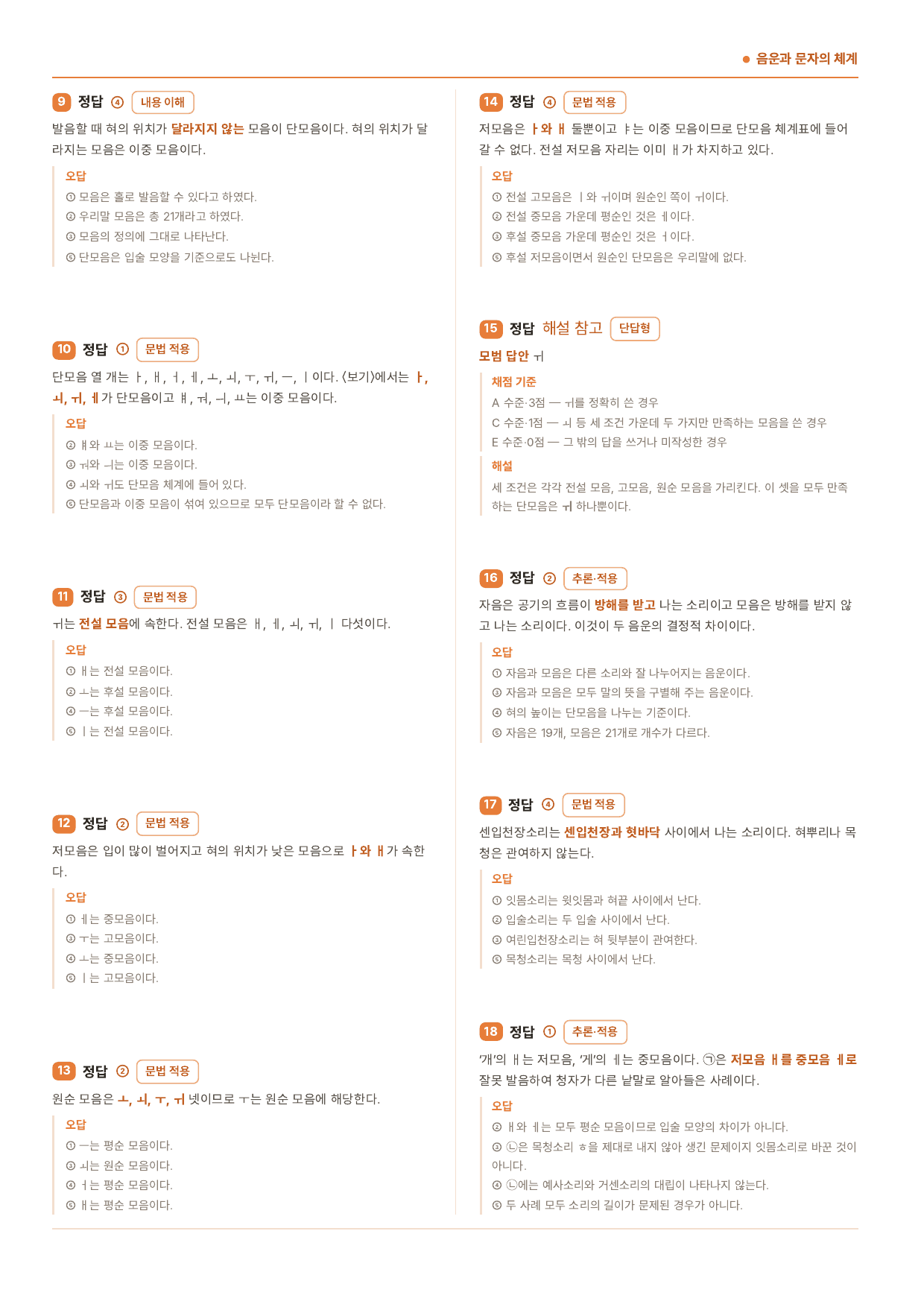 중2국어 2학기 동아 3-(1)음운과 문자의 체계_50문제_preview_undefined