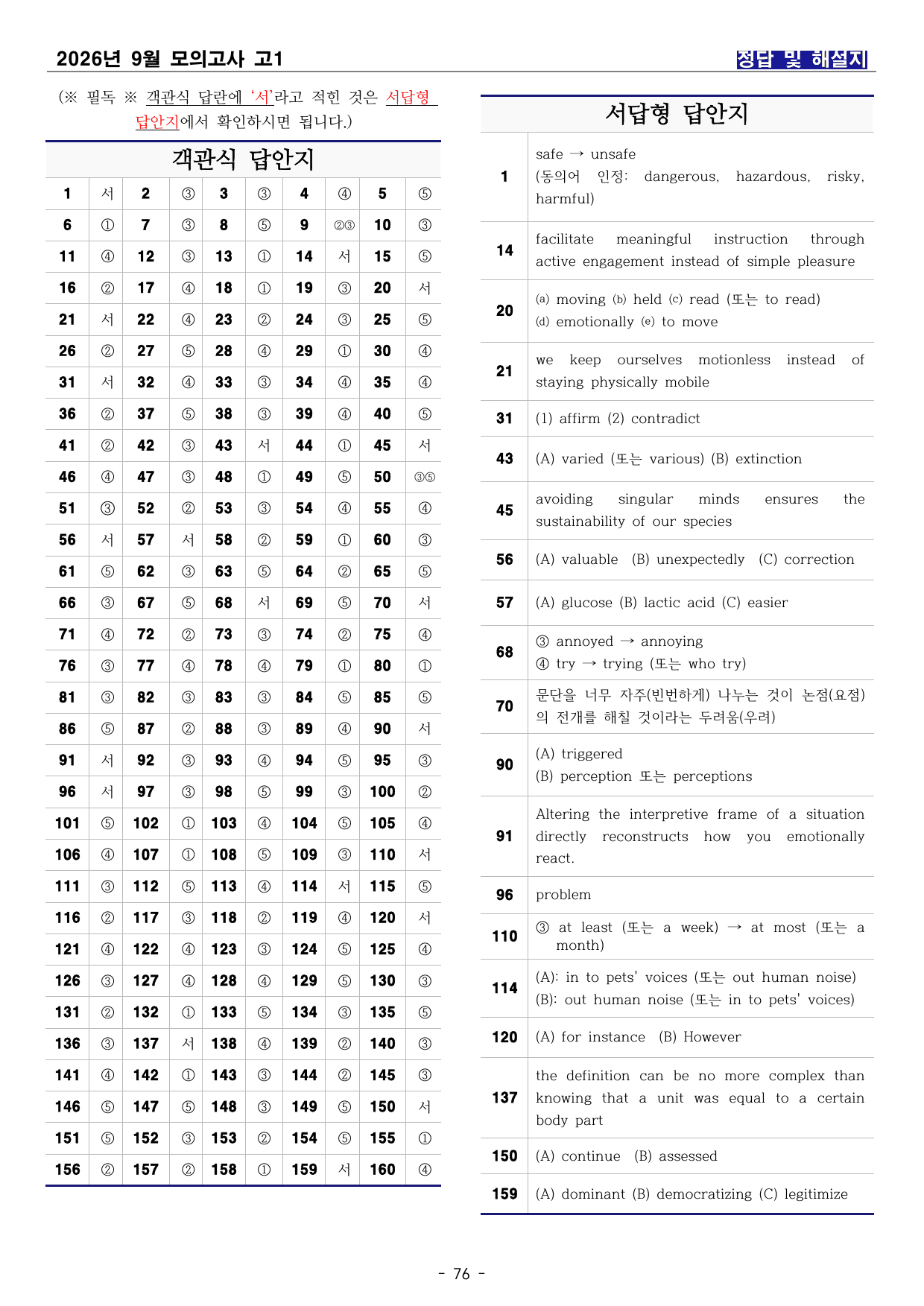 🔥2026년 고1 9월 모의고사 패러프레이징 변형문제(18~42번)🔥_preview_undefined