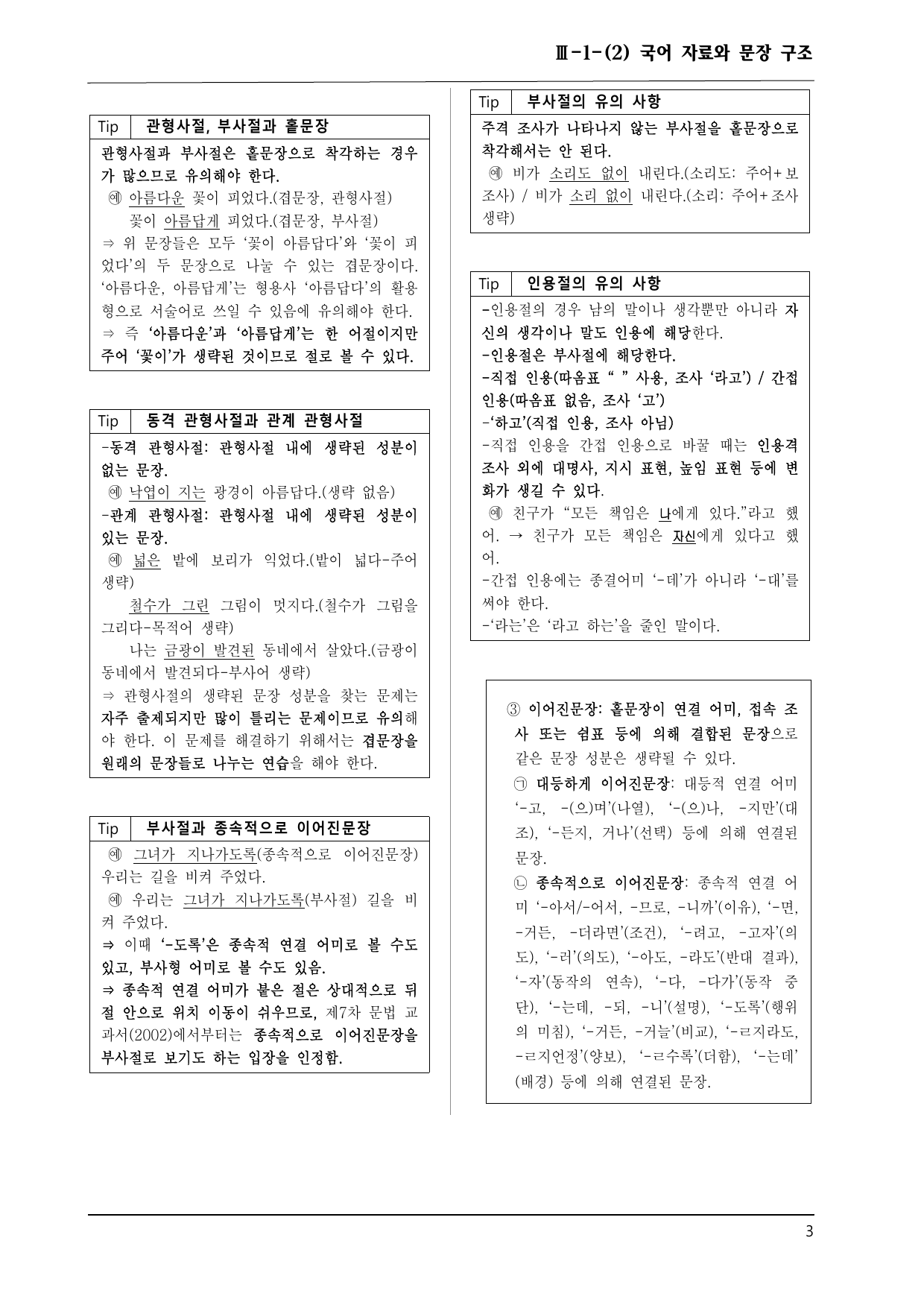 천재 화언 3-1-(2) 국어 자료와 문장 구조 50제_preview_undefined