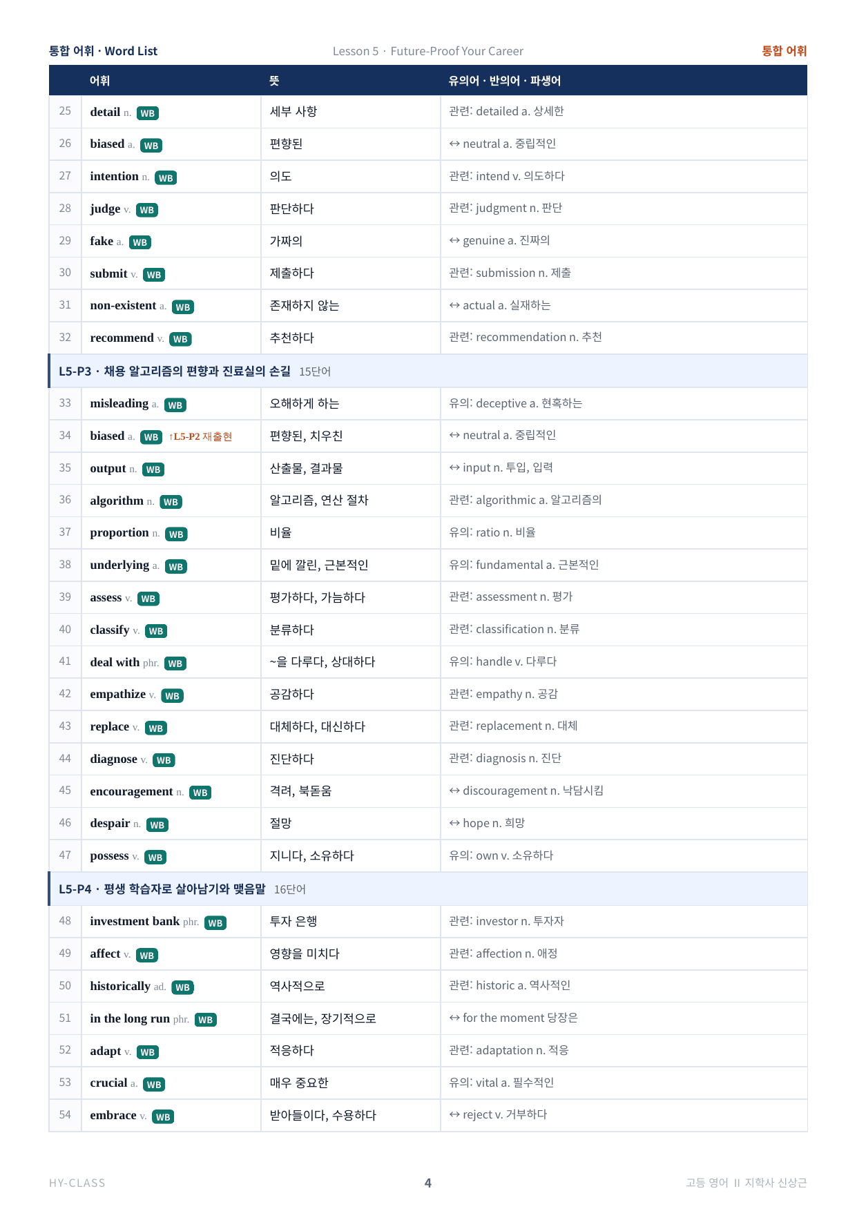 영어2 지학사(신상근) 5과 본문분석 워크북_preview_undefined