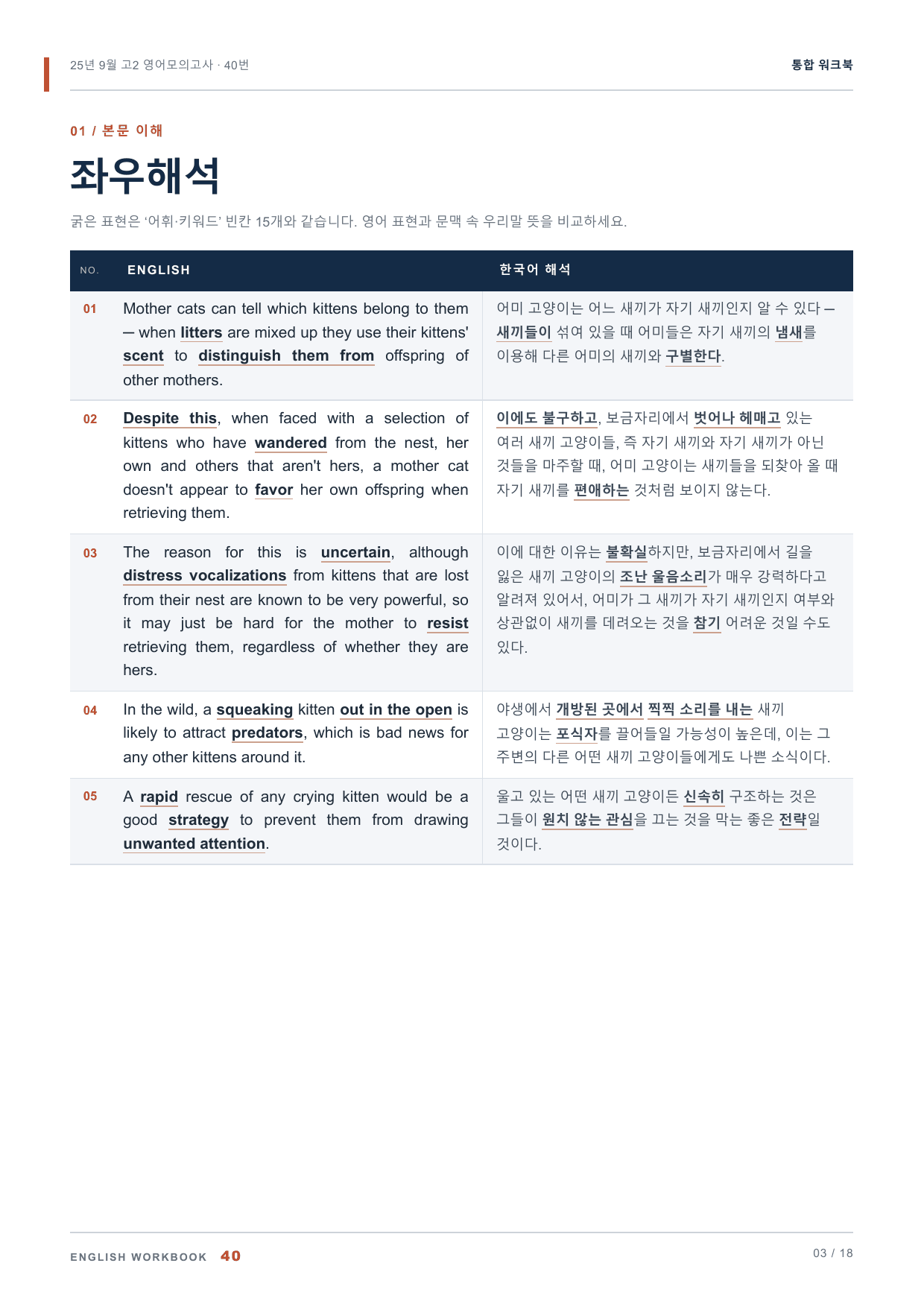 25년 9월 고2 영어모의고사 40번 통합 워크북_preview_undefined