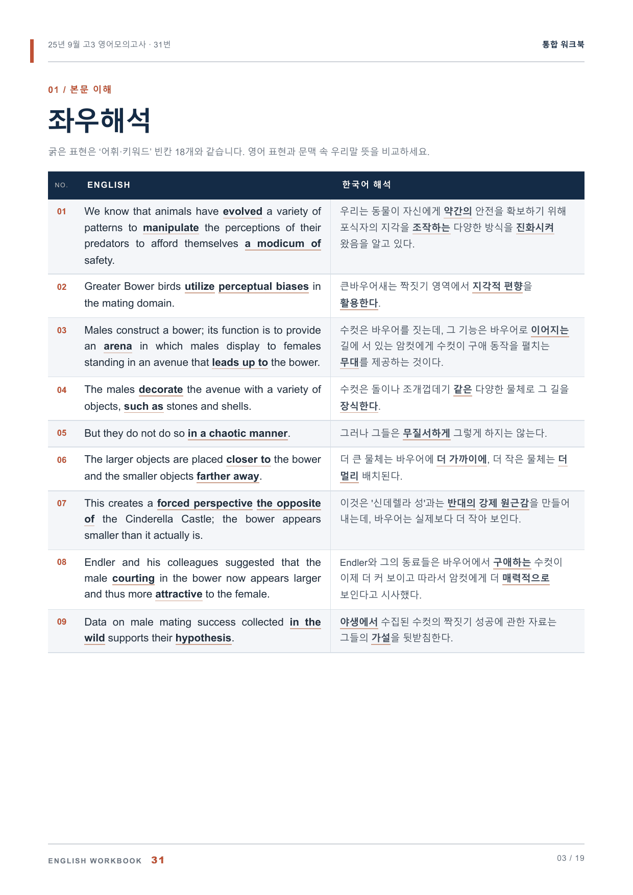 25년 9월 고3 영어모의고사 31번 통합 워크북_preview_undefined