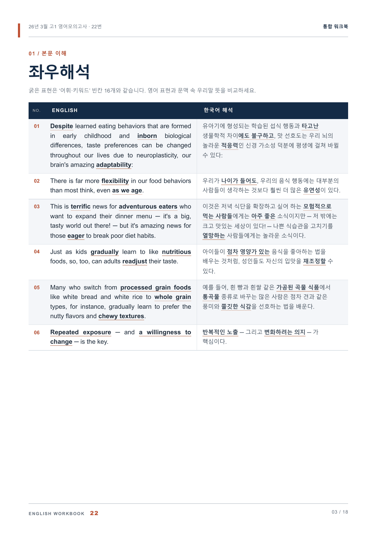 26년 3월 고1 영어모의고사 22번 통합 워크북_preview_undefined
