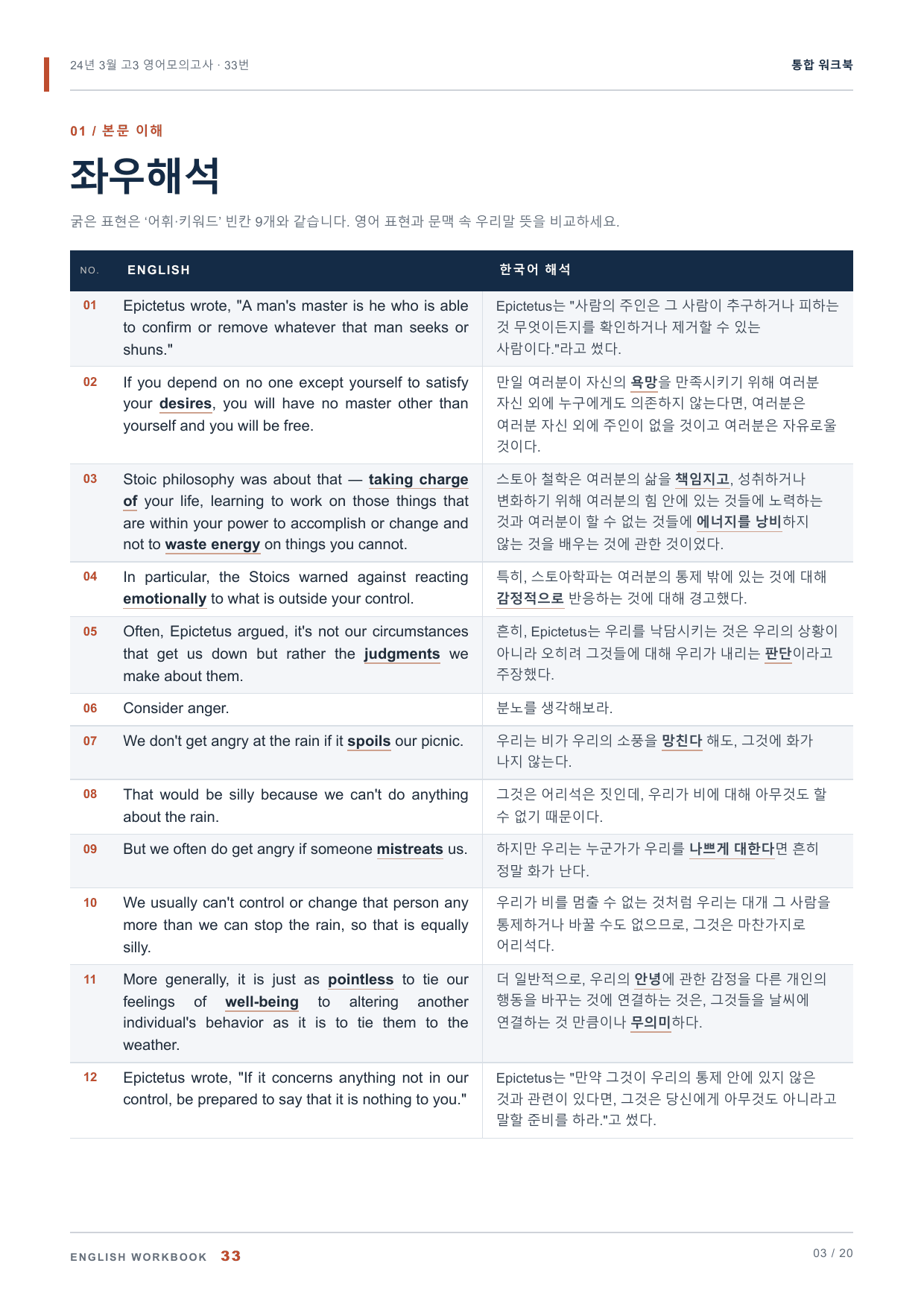24년 3월 고3 영어모의고사 33번 통합 워크북_preview_undefined