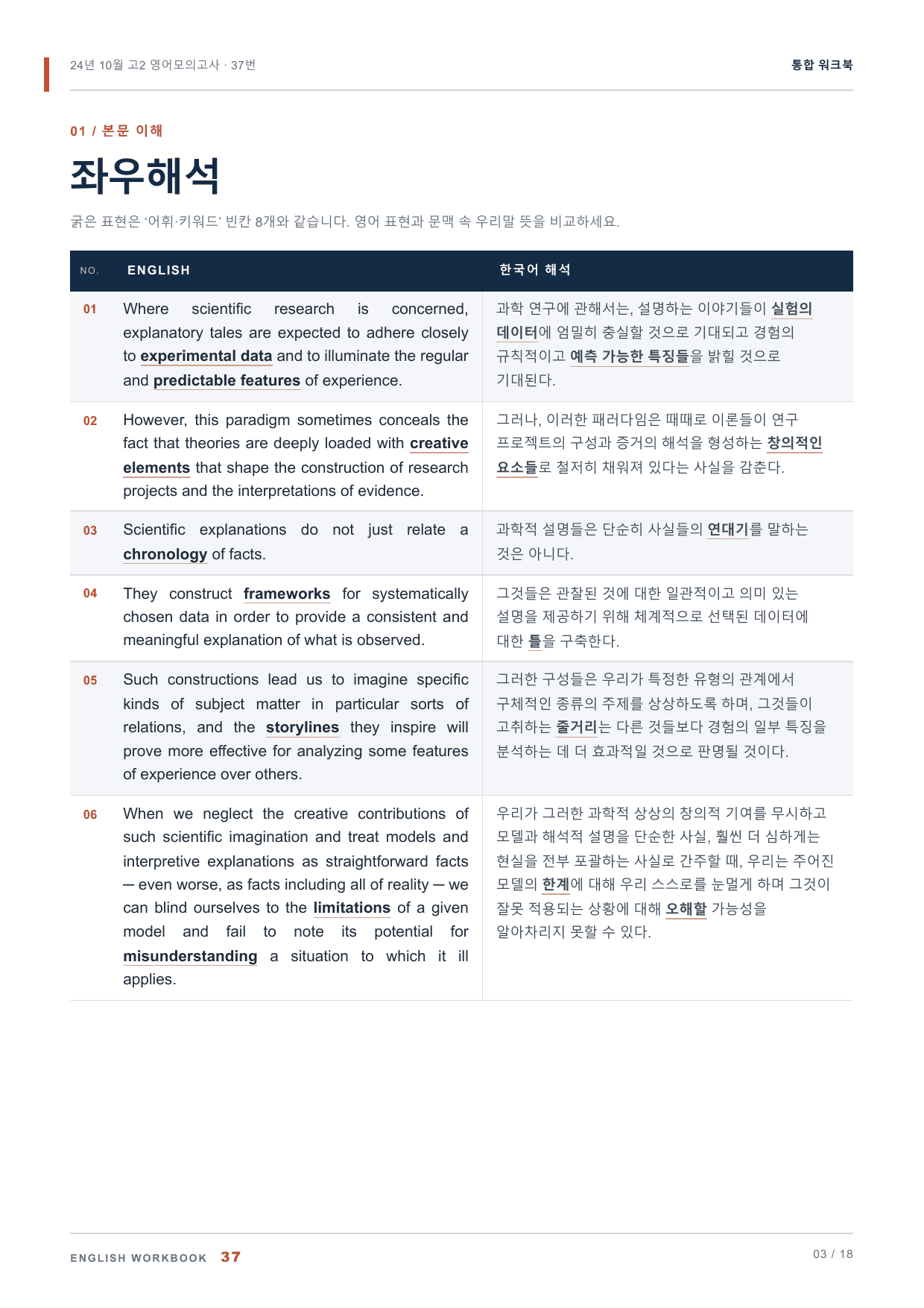 24년 10월 고2 영어모의고사 37번 통합 워크북_preview_undefined