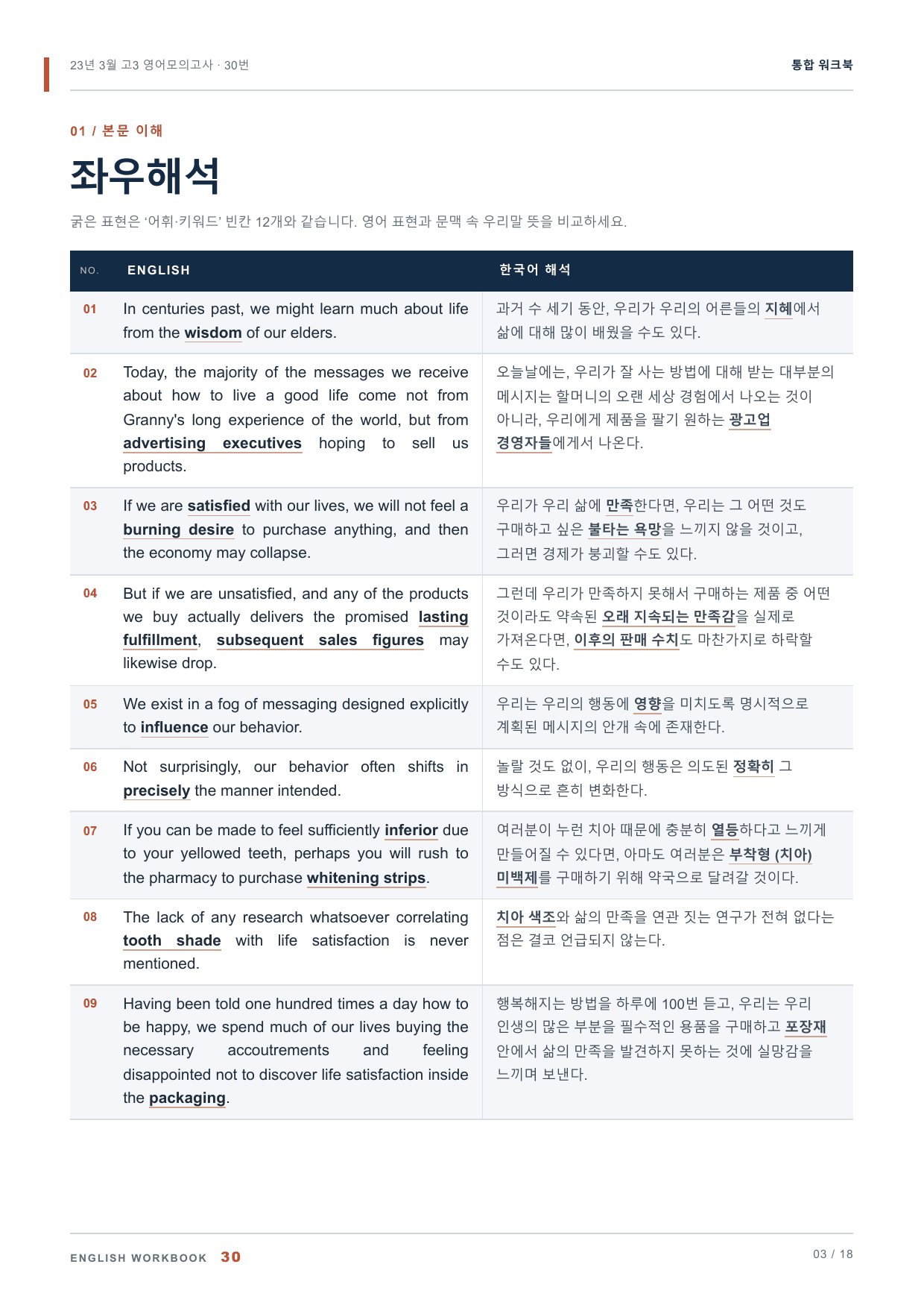 23년 3월 고3 영어모의고사 30번 통합 워크북_preview_undefined