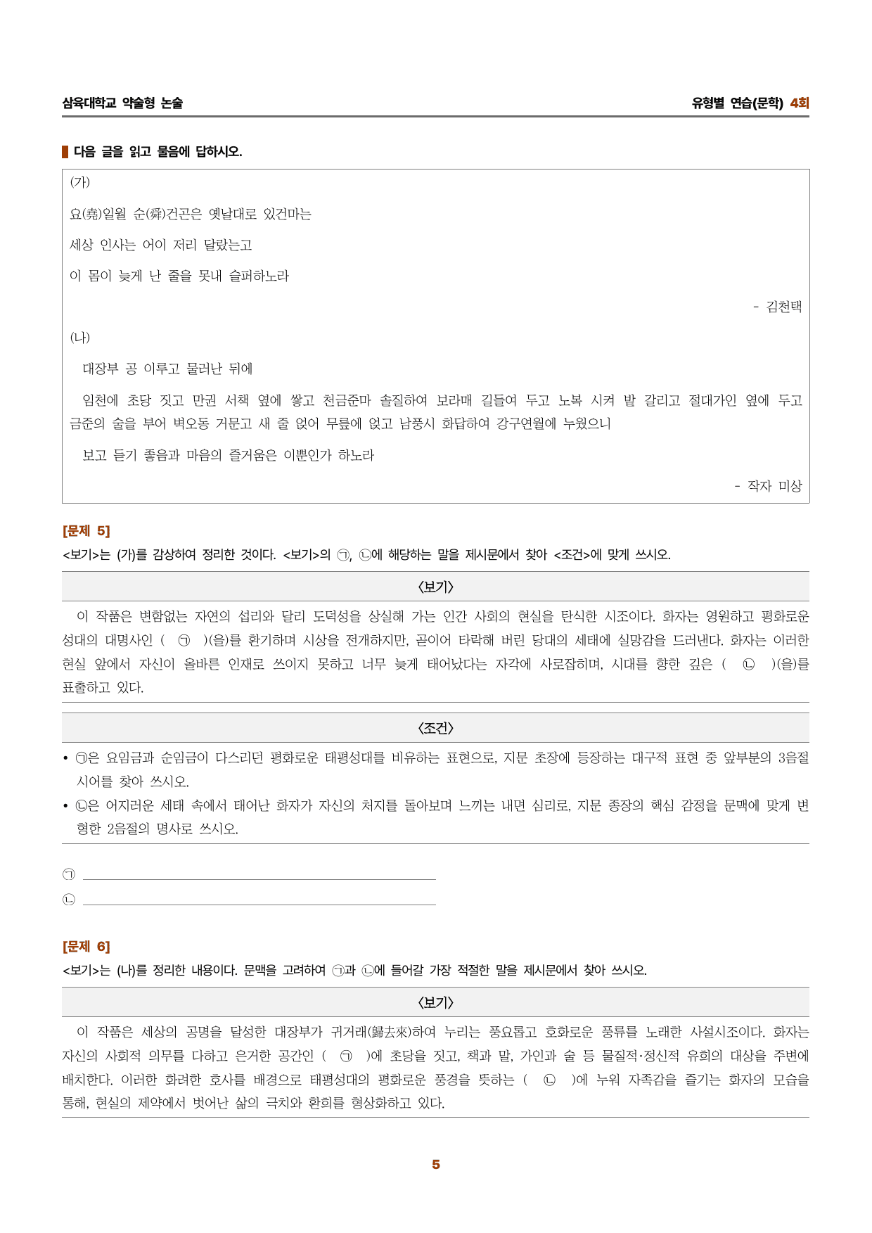 삼육대 유형 연습(문학 4회)_preview_undefined