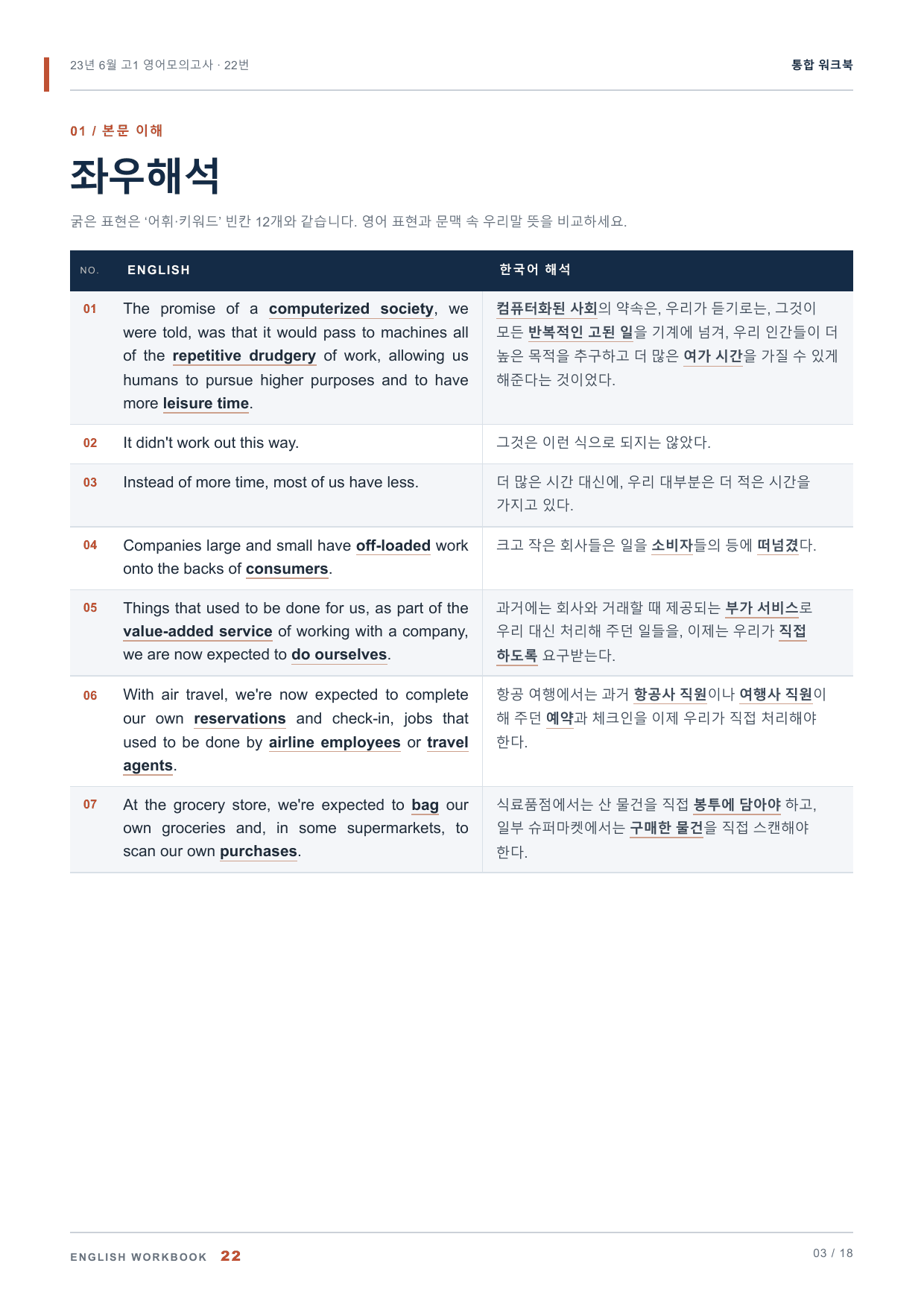 23년 6월 고1 영어모의고사 22번 통합 워크북_preview_undefined