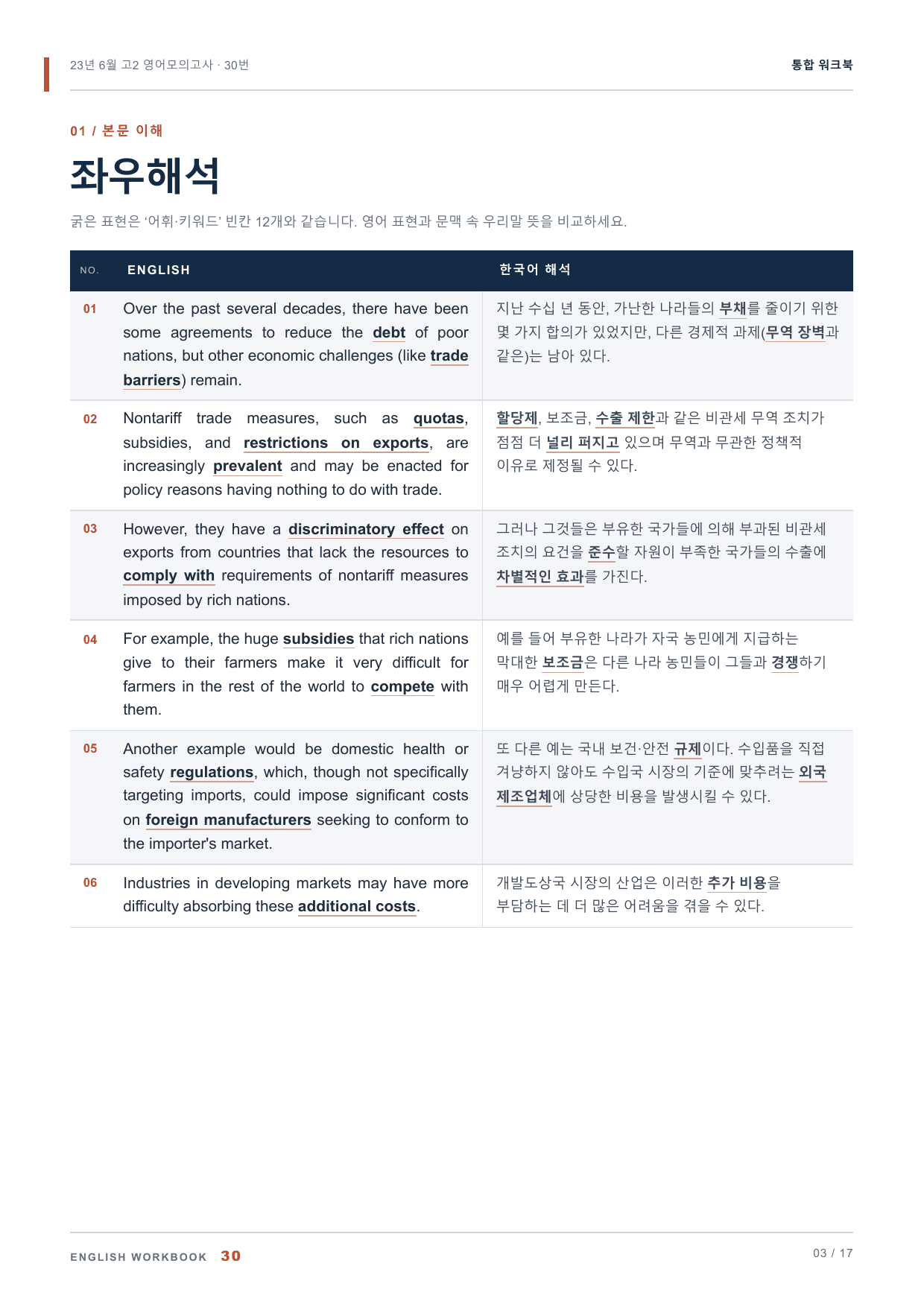23년 6월 고2 영어모의고사 30번 통합 워크북_preview_undefined