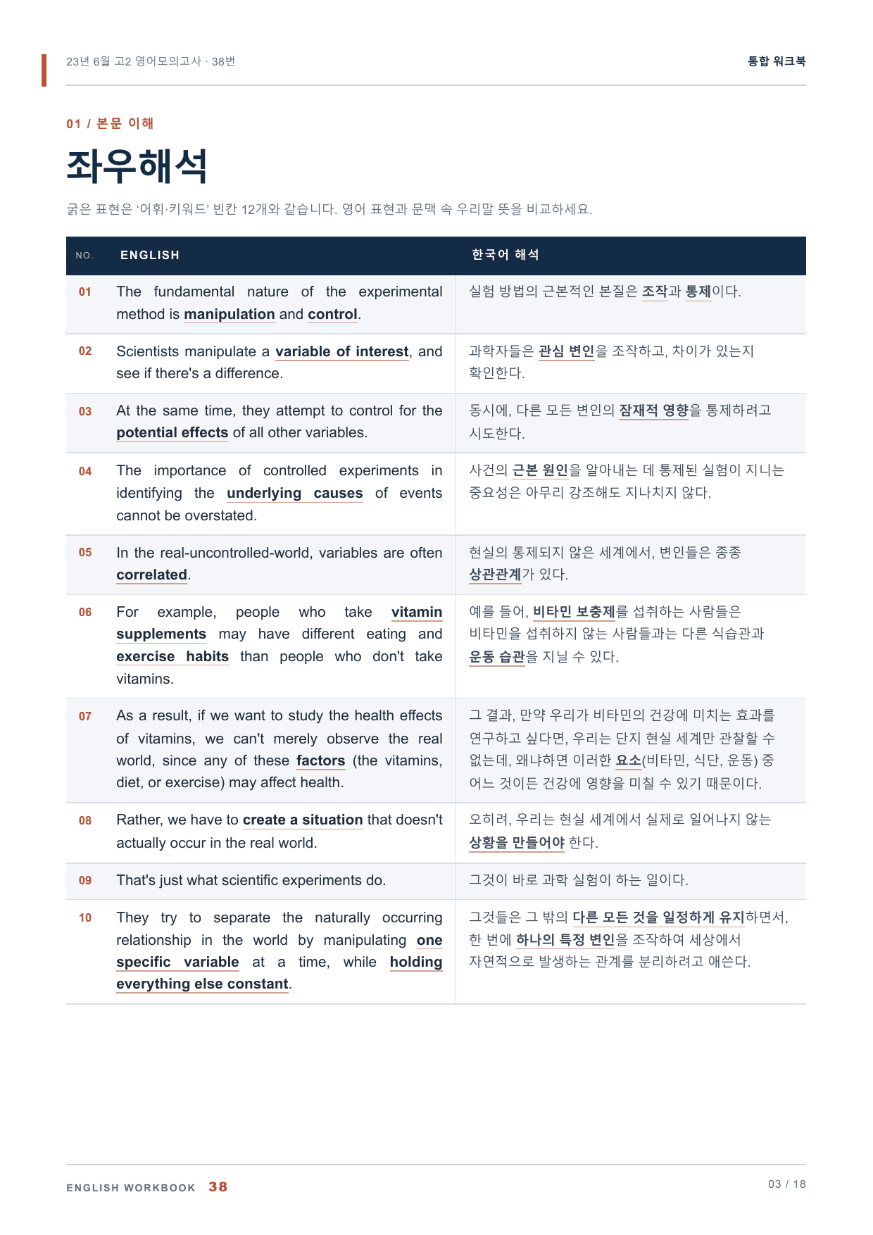 23년 6월 고2 영어모의고사 38번 통합 워크북_preview_undefined
