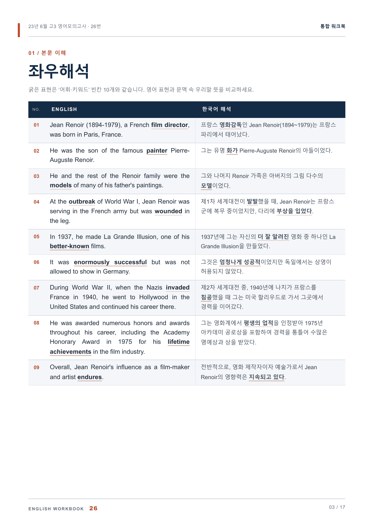 23년 6월 고3 영어모의고사 26번 통합 워크북_preview_undefined