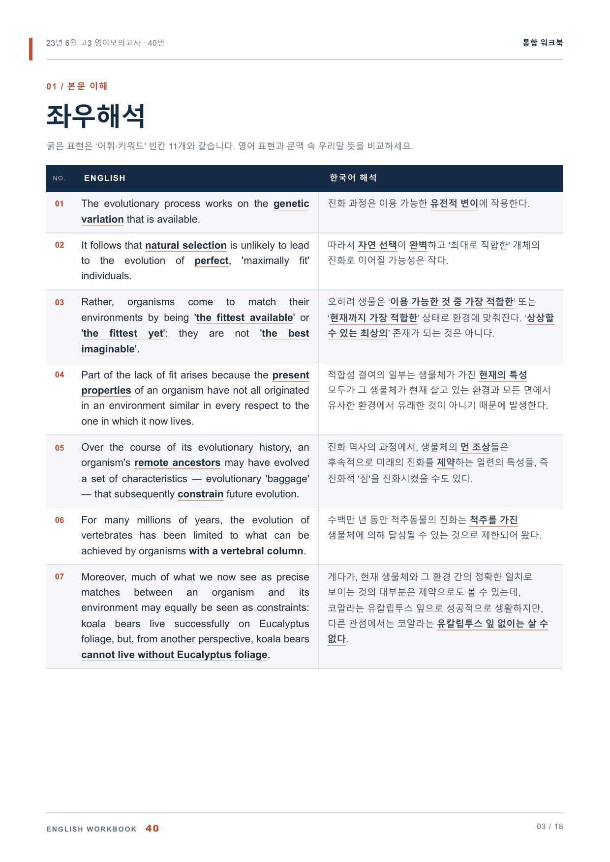 23년 6월 고3 영어모의고사 40번 통합 워크북_preview_undefined