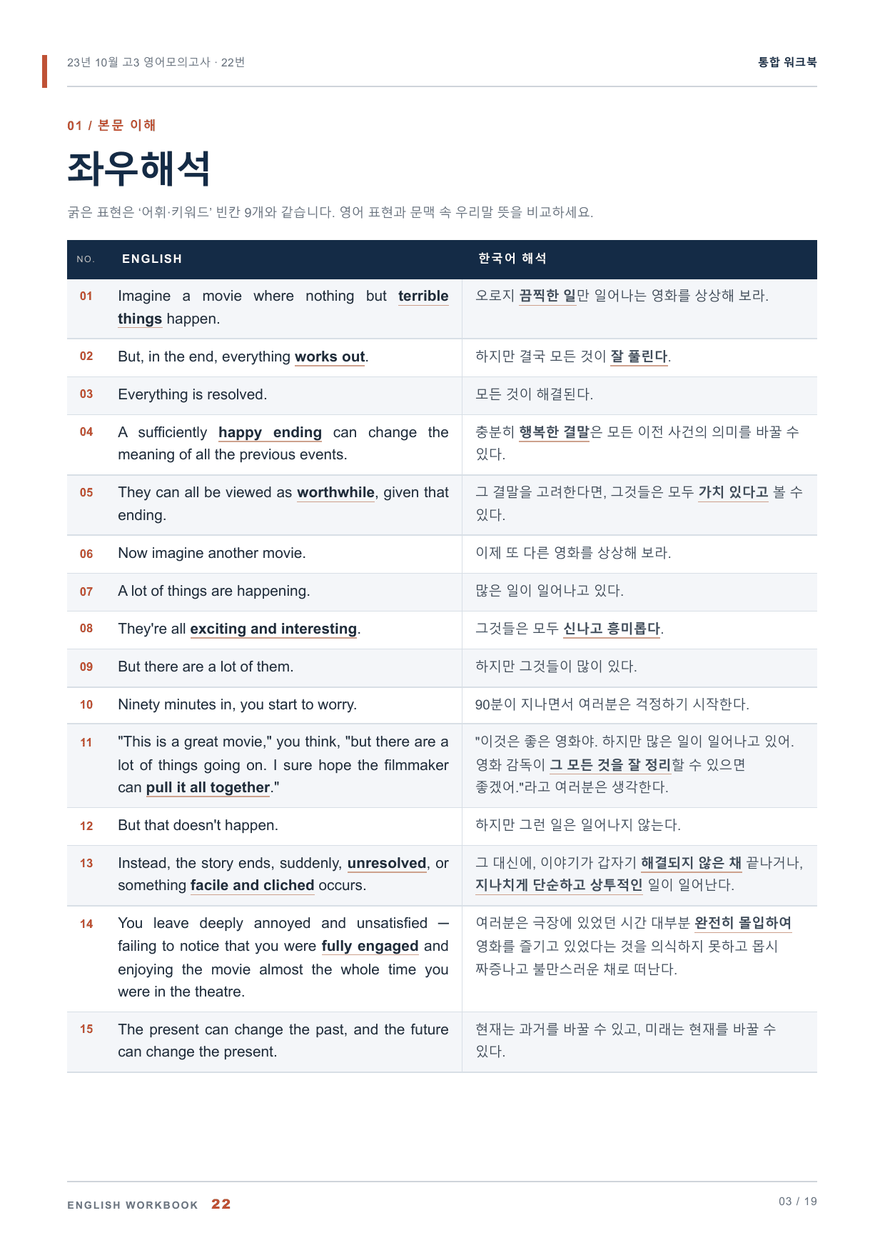 23년 10월 고3 영어모의고사 22번 통합 워크북_preview_undefined