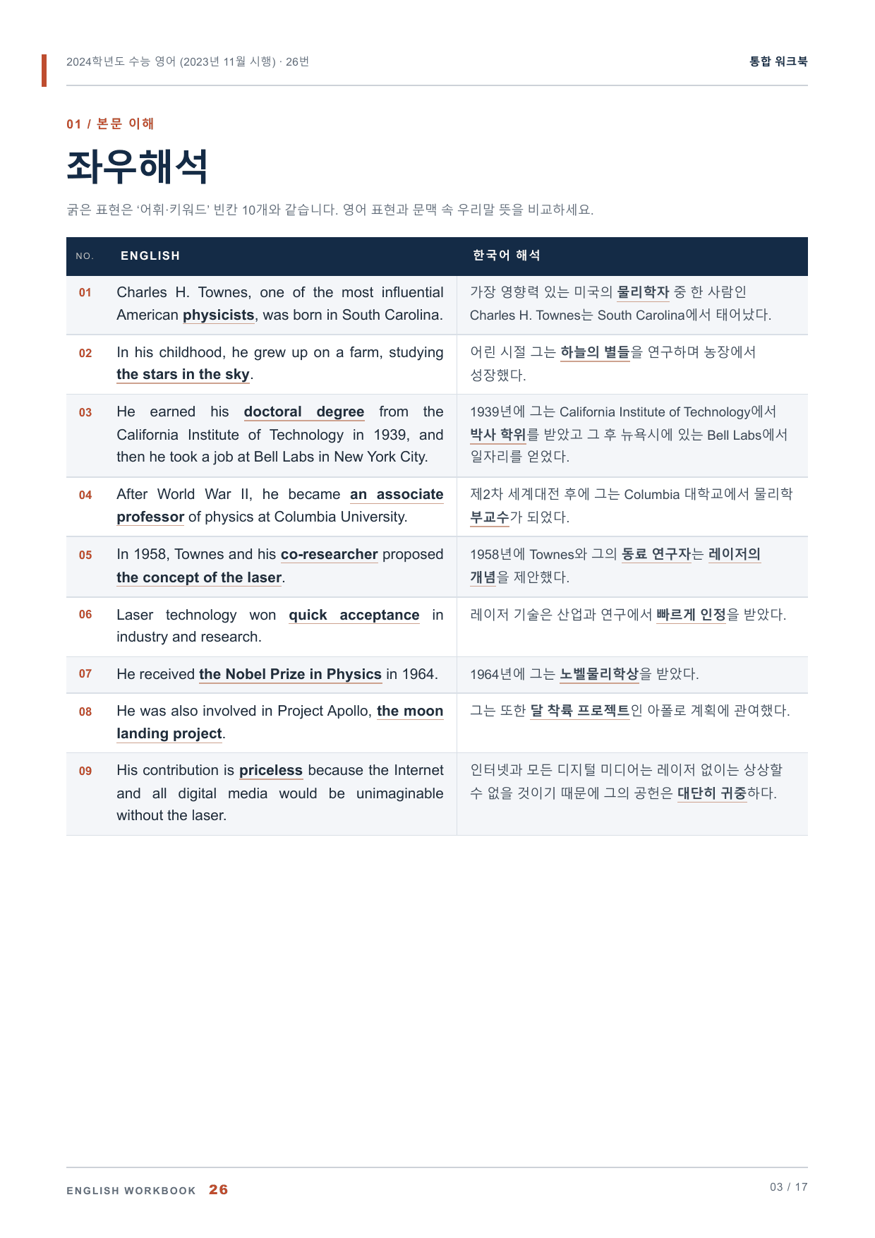 2024학년도 수능 영어 (2023.11 시행) 26번 통합 워크북_preview_undefined