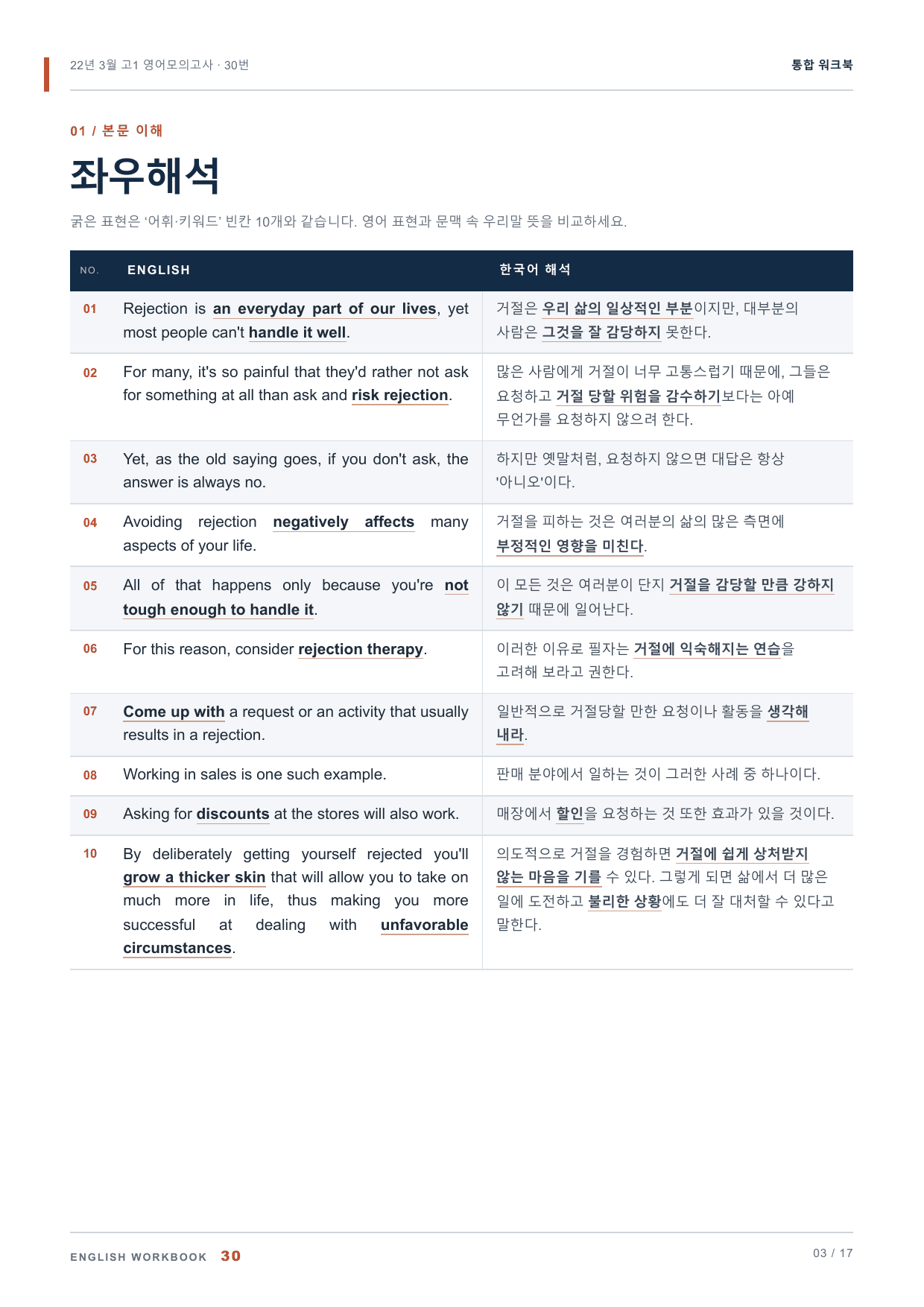 22년 3월 고1 영어모의고사 30번 통합 워크북_preview_undefined