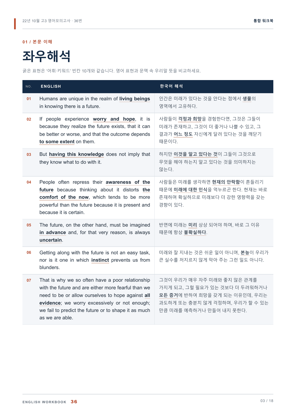 22년 10월 고3 영어모의고사 36번 통합 워크북_preview_undefined