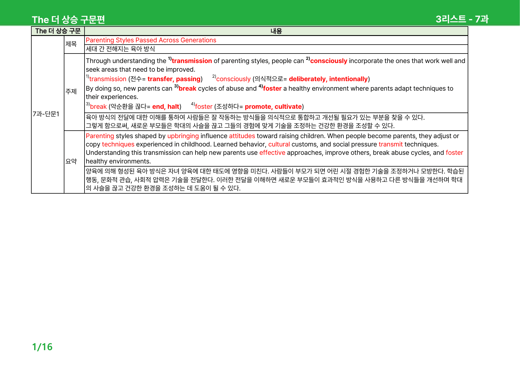 The 더 상승 구문편(2024) 7과 - 본문분석_preview_undefined