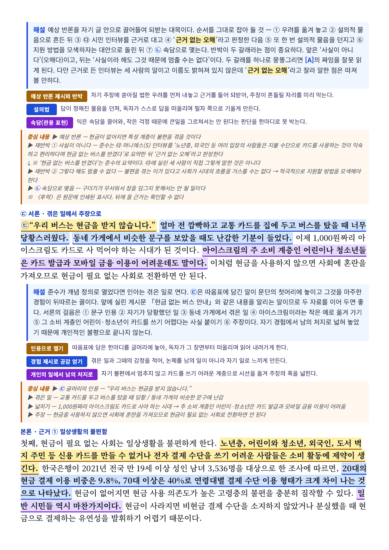 22개정_독서와작문_비상_5-(2) 논증하는 글 쓰기_지문분석_preview_undefined